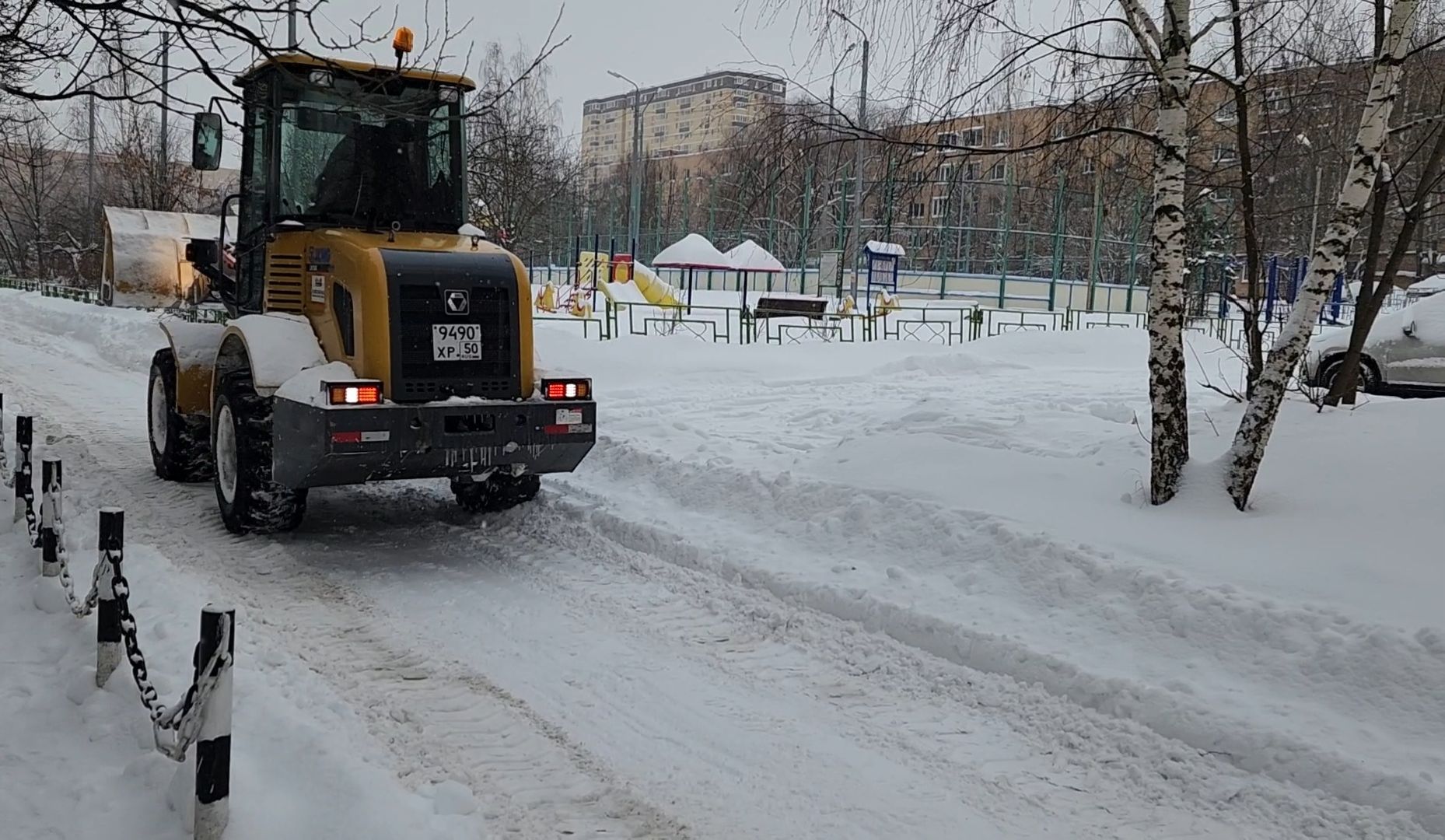 Ваня, Снегопад, Циклон, ликвидация последствий снегопада,