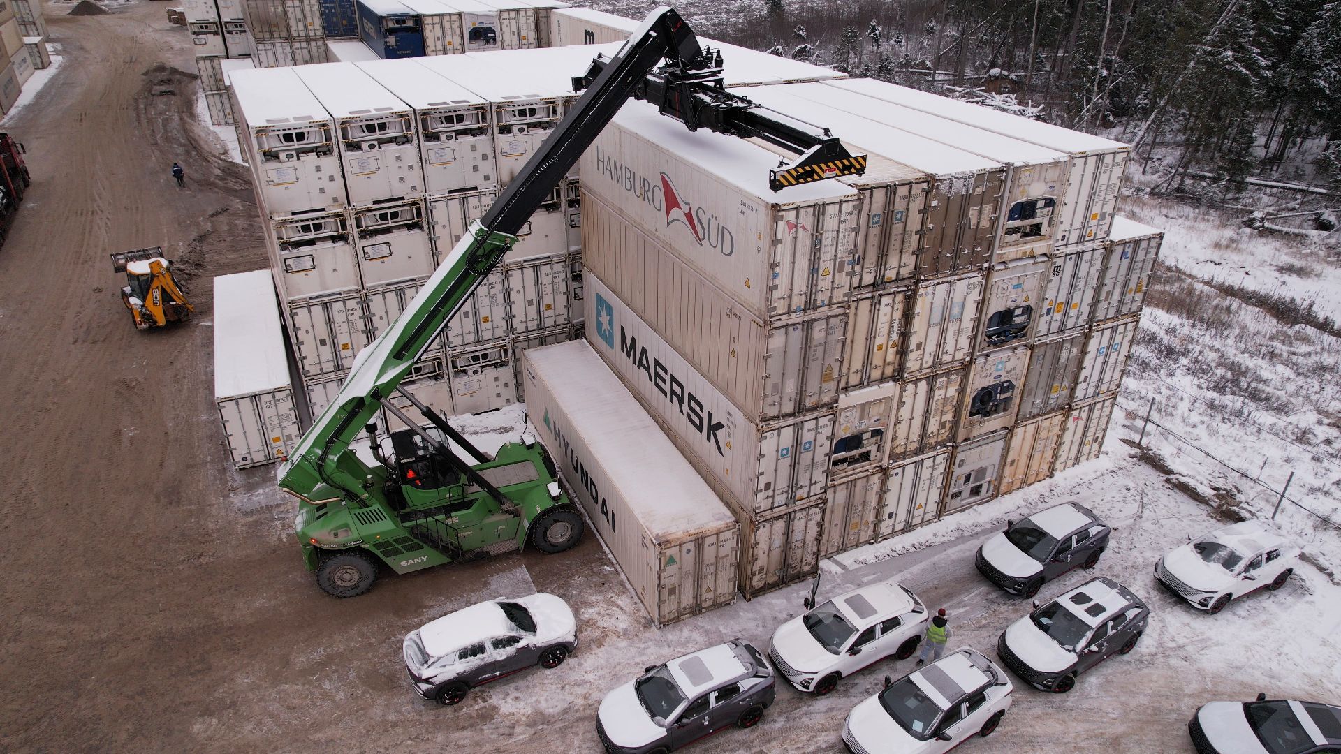 видео с коптера,