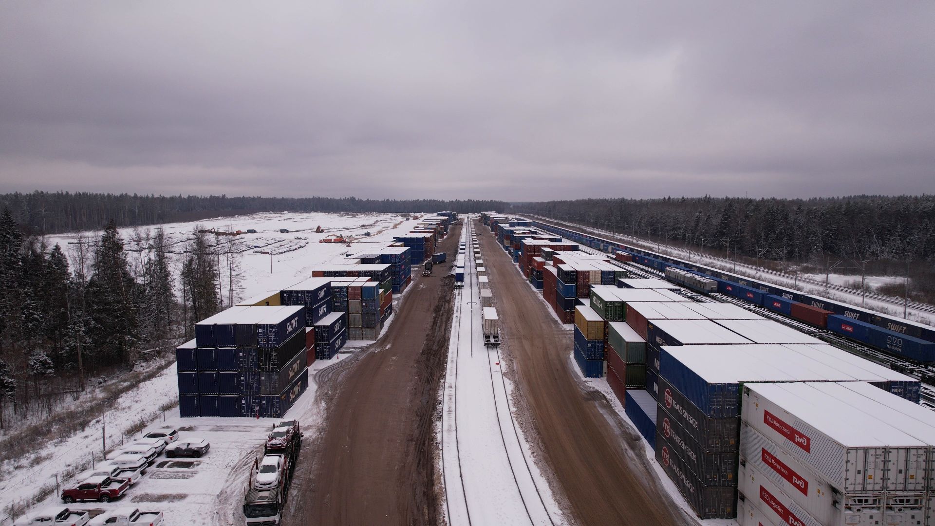 видео с коптера,