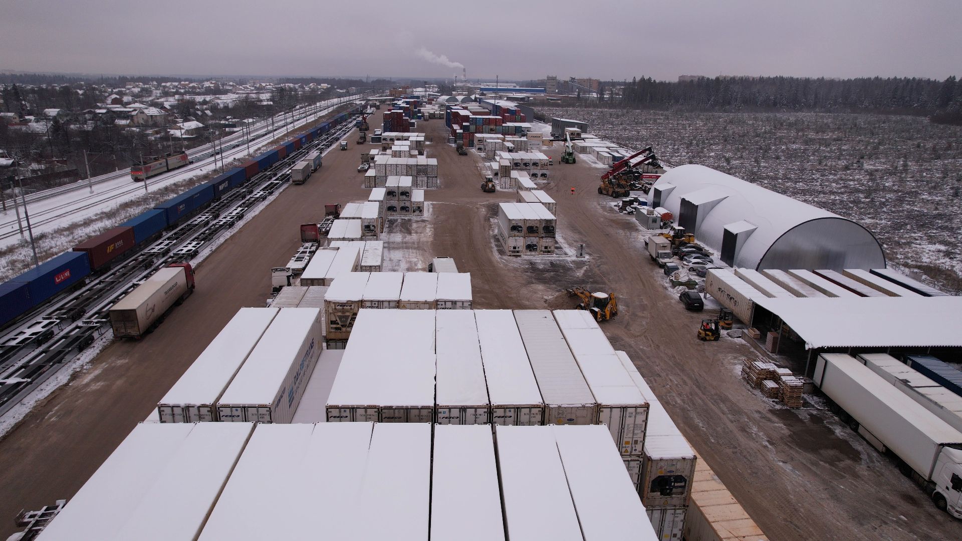 видео с коптера,