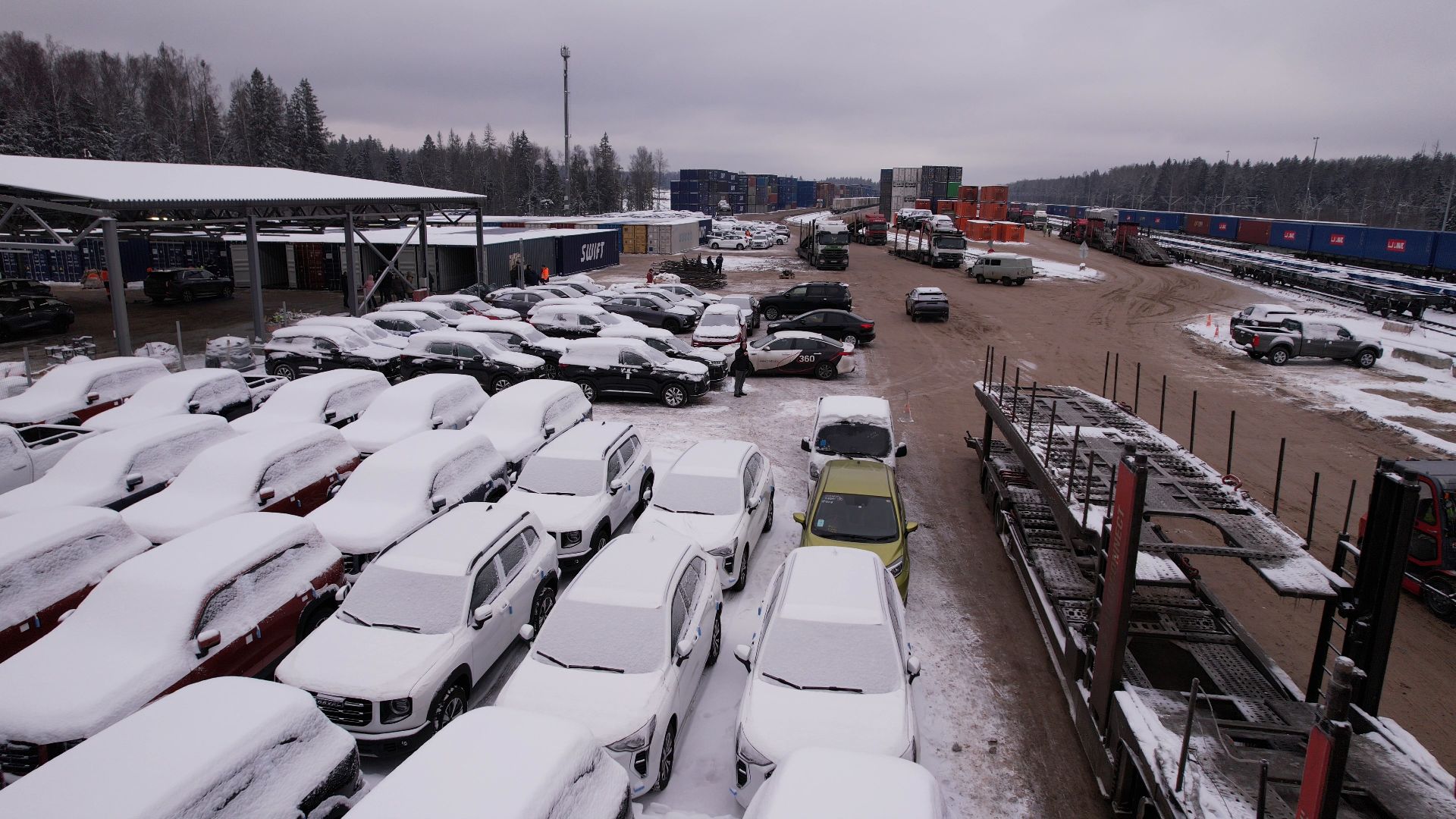 видео с коптера,