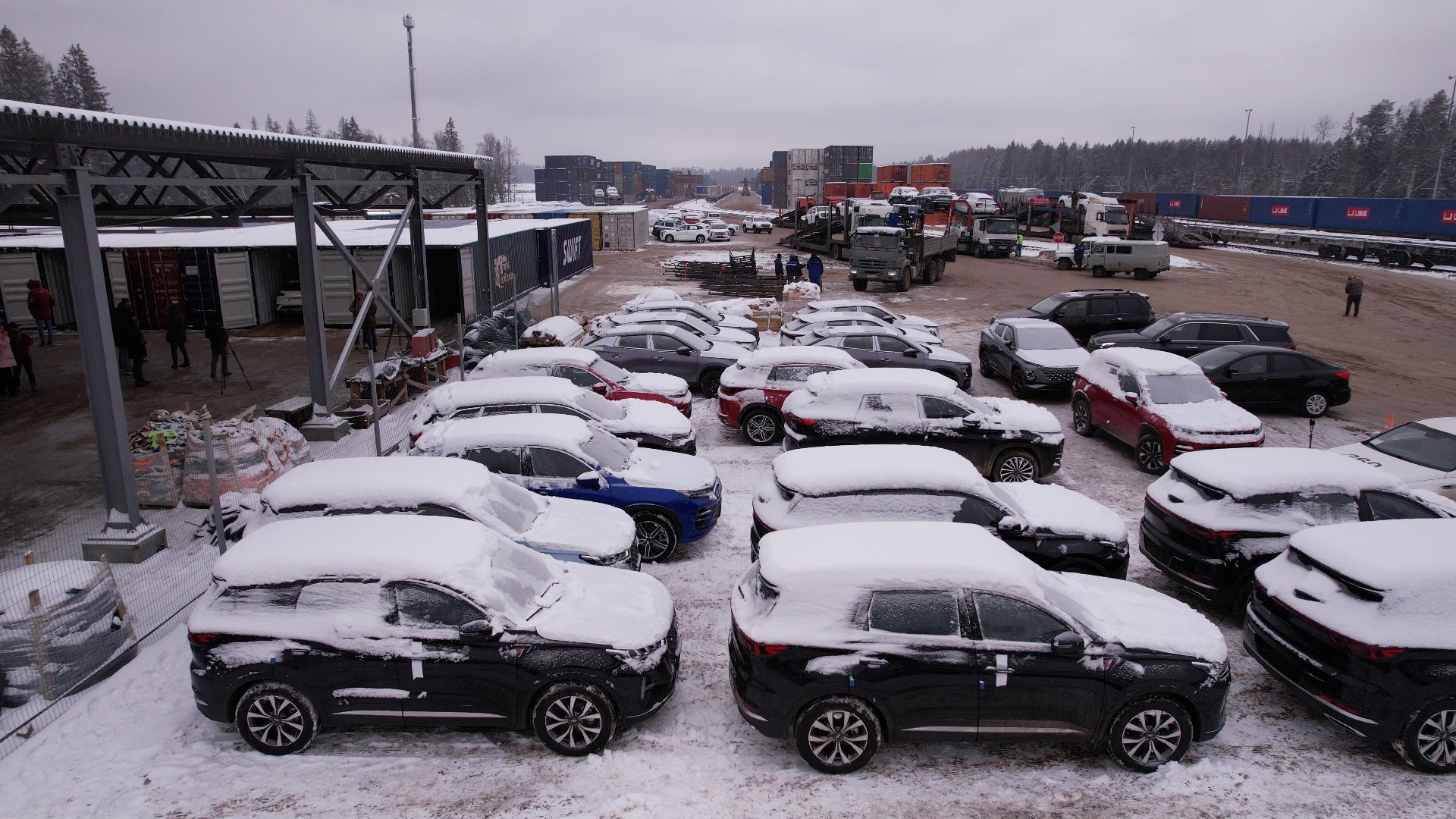 видео с коптера,