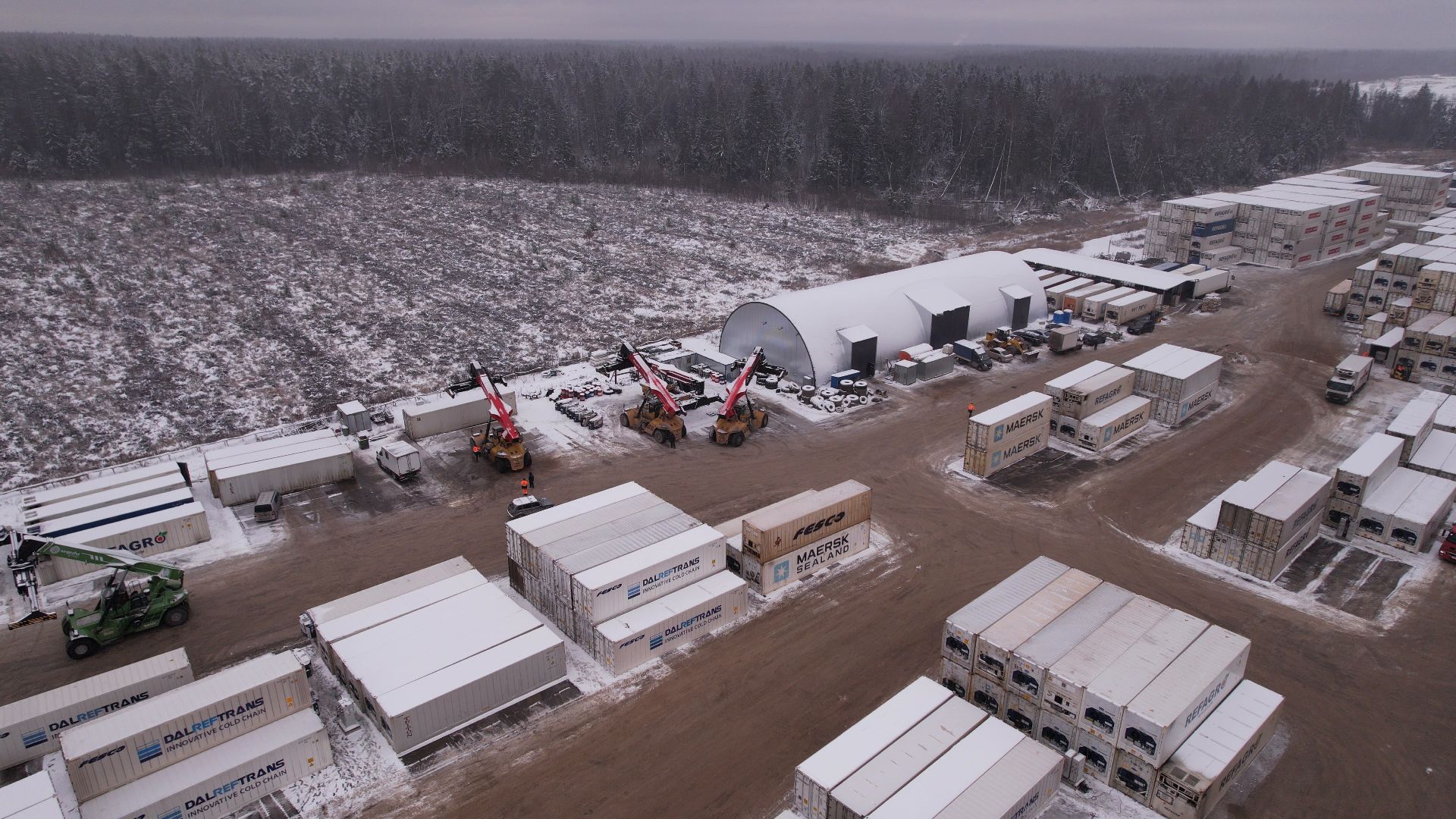 видео с коптера,