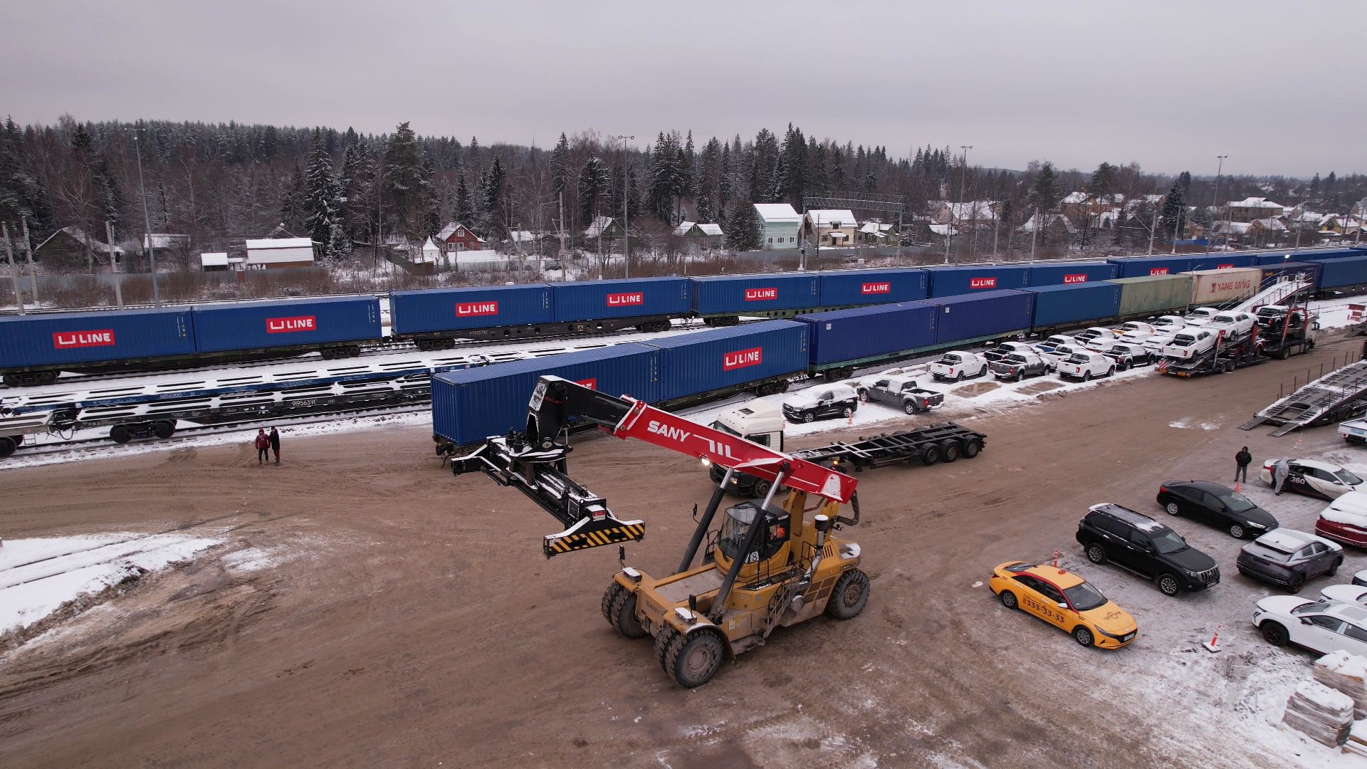 видео с коптера,