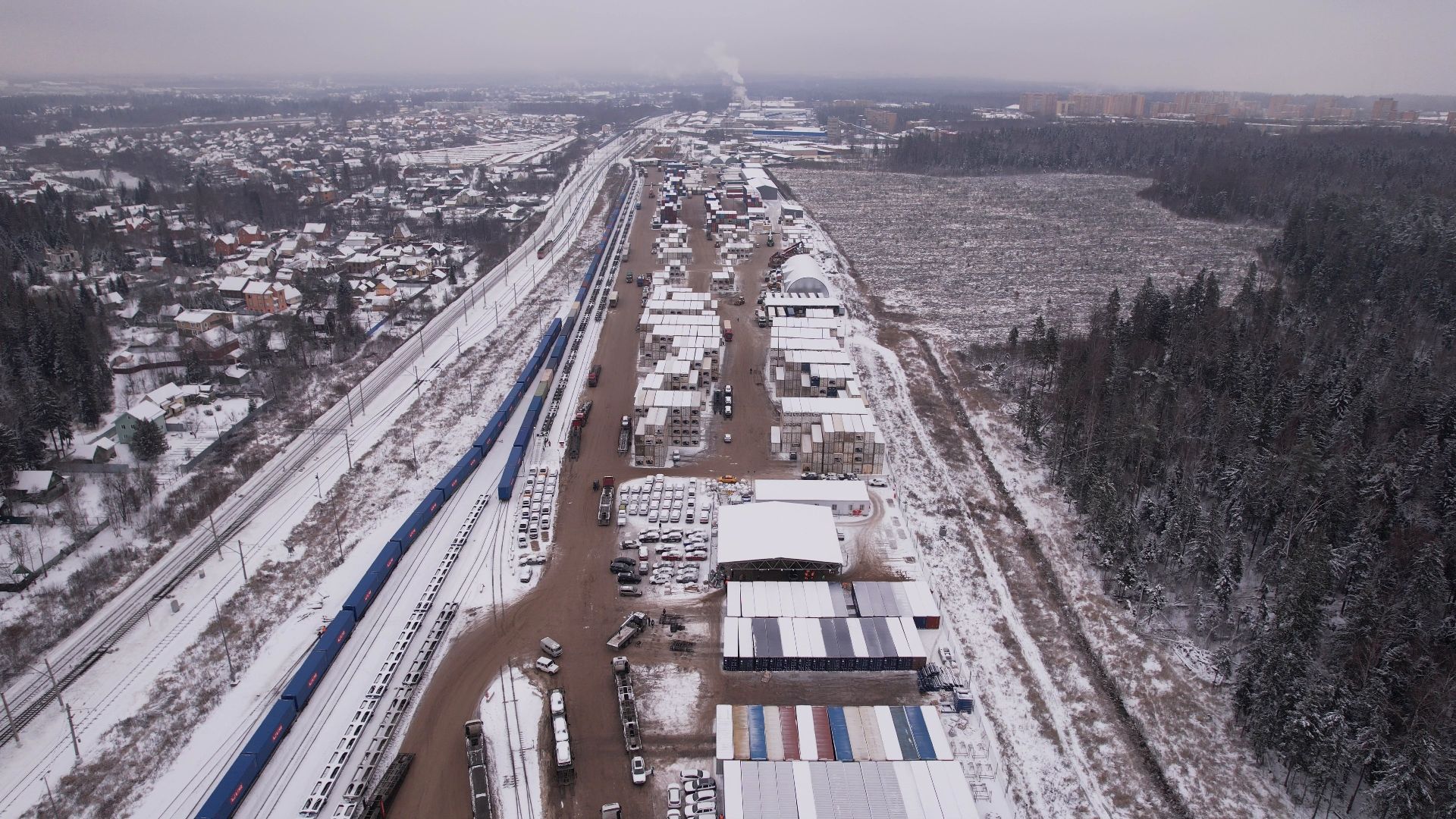 видео с коптера,