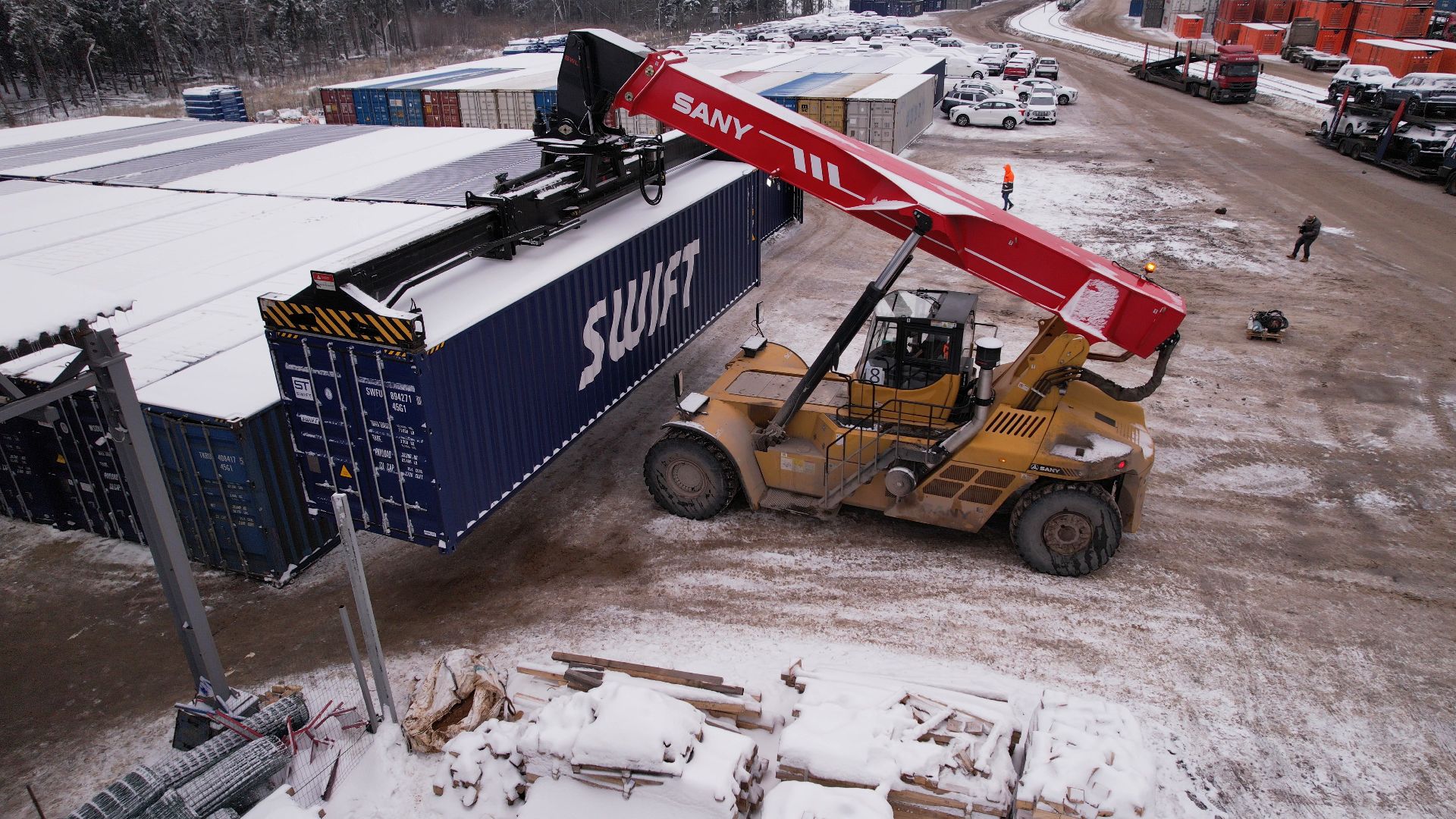 видео с коптера,