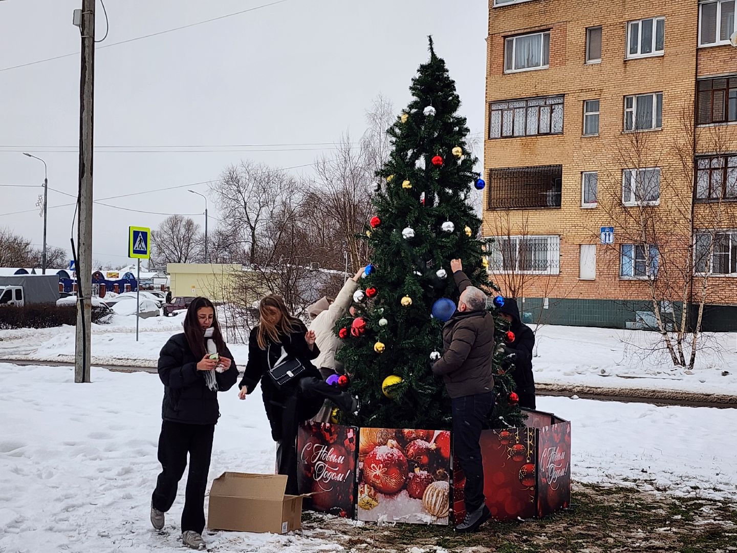 новый год, новогодняя елка, серпухов, ивановские дворики, народная елка,