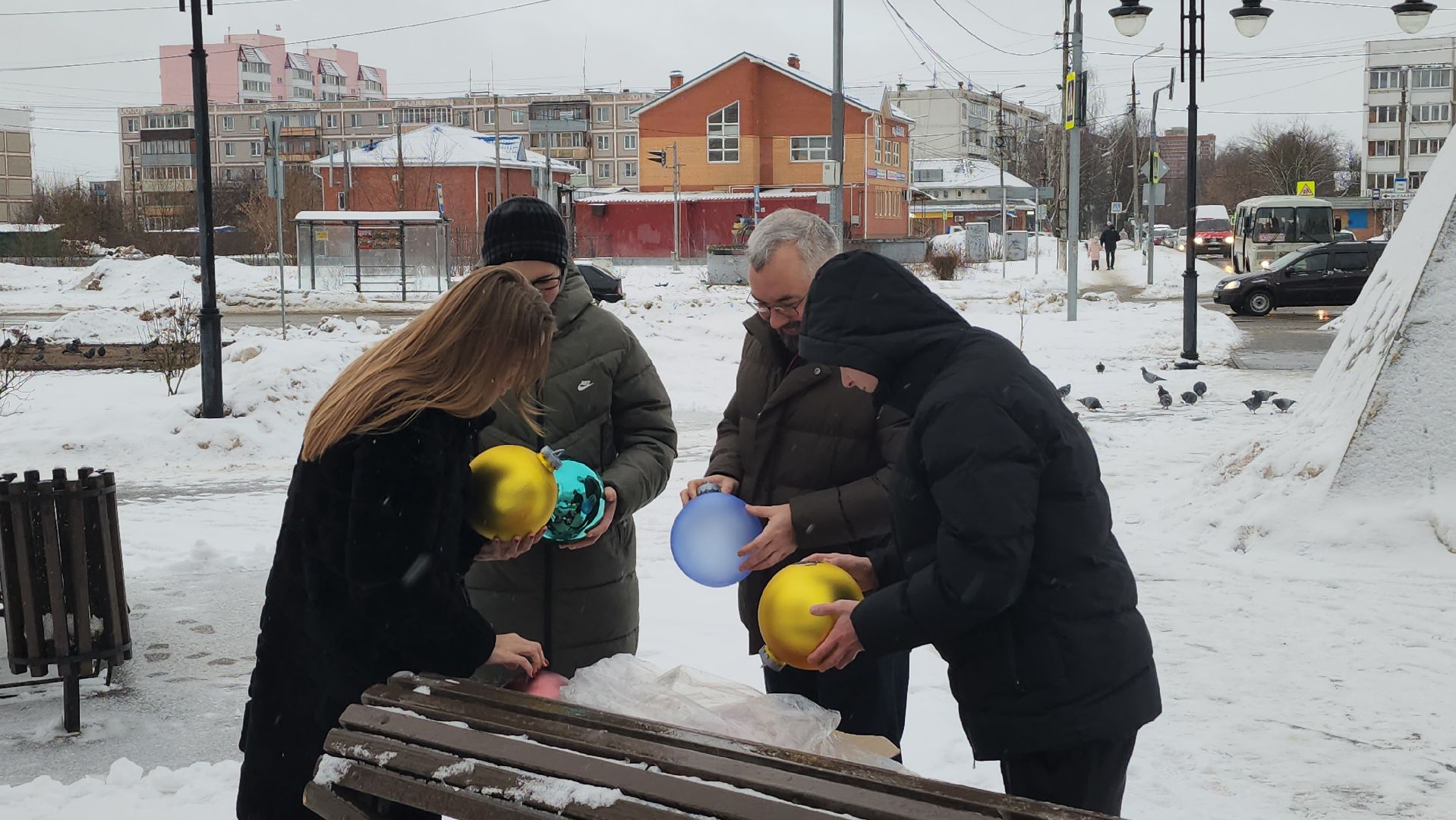 новый год, новогодняя елка, серпухов, ивановские дворики, народная елка,