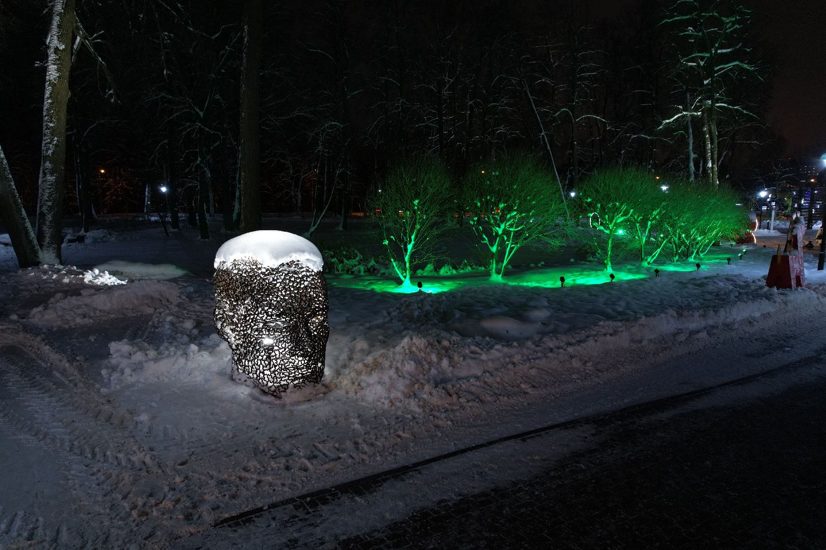 видео с коптера, сергиев посад, парк, благоустройство,