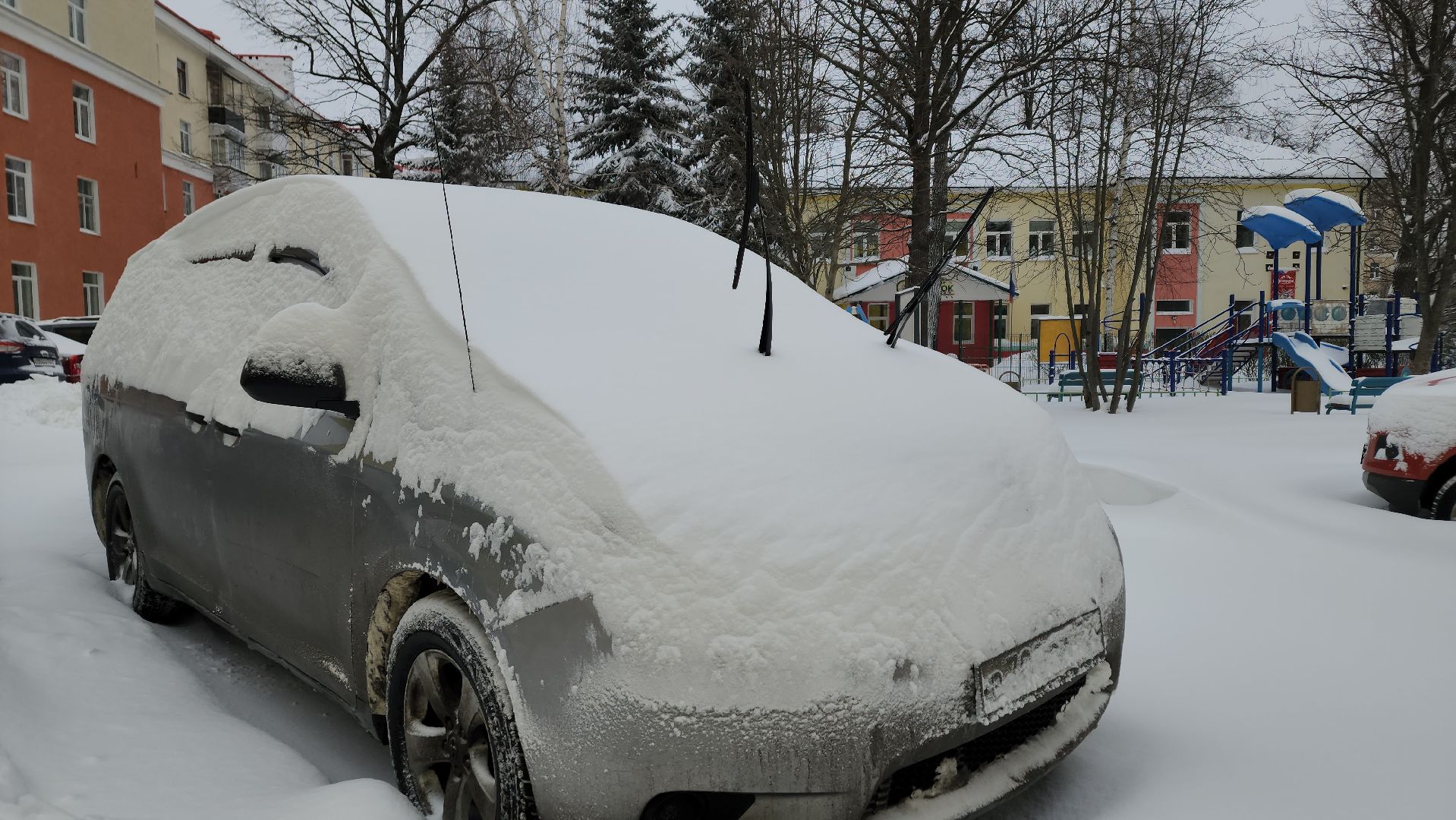 Ступино, циклон ваня, уборка снега,