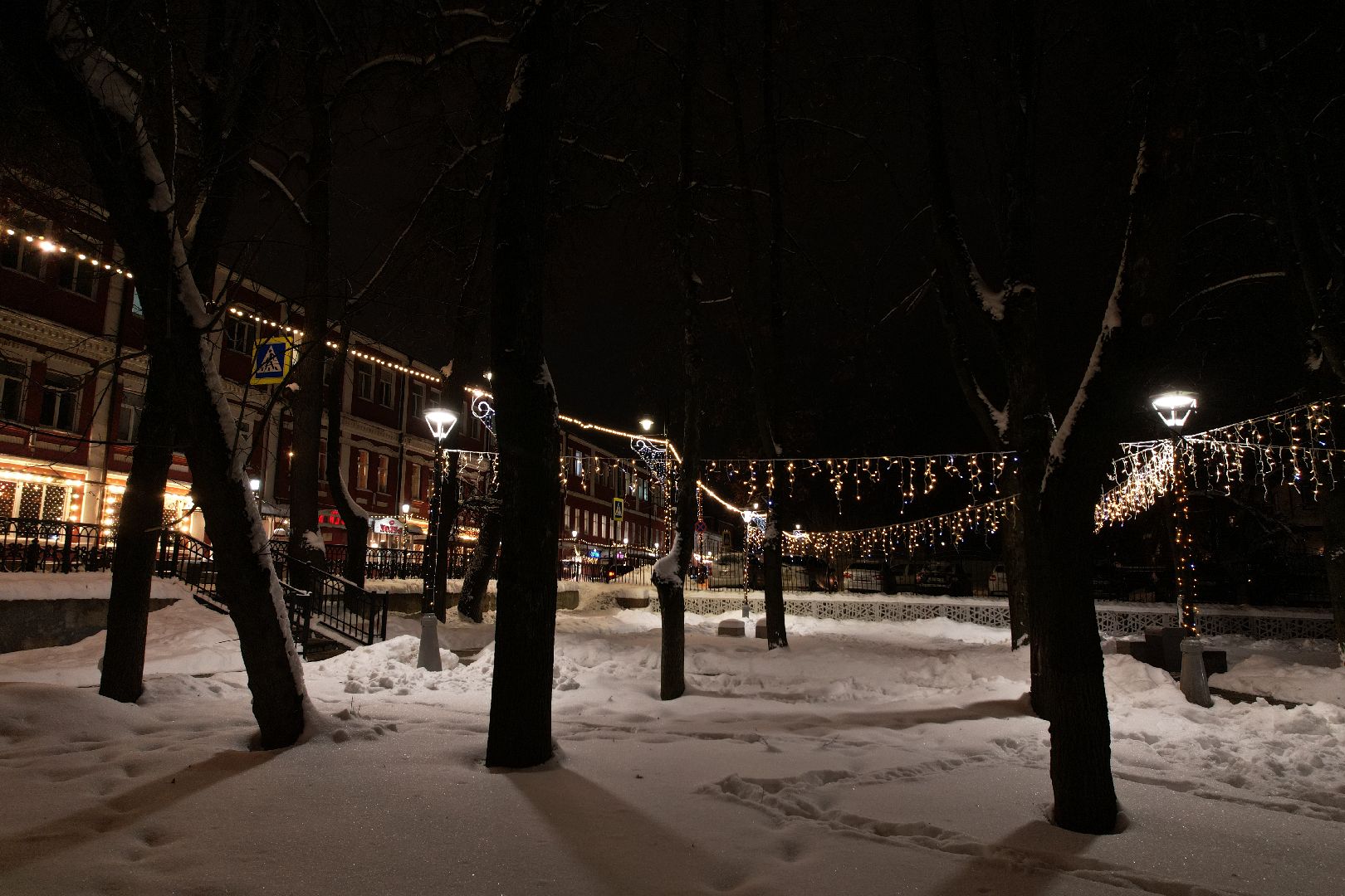 видео с коптера, сергиев посад, города, благоустройство, зима в подмосковье,