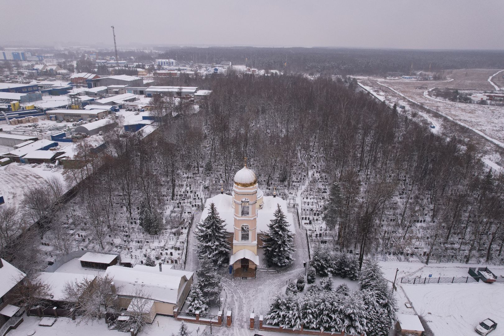 щёлково, храм, культура, видео с коптера,
