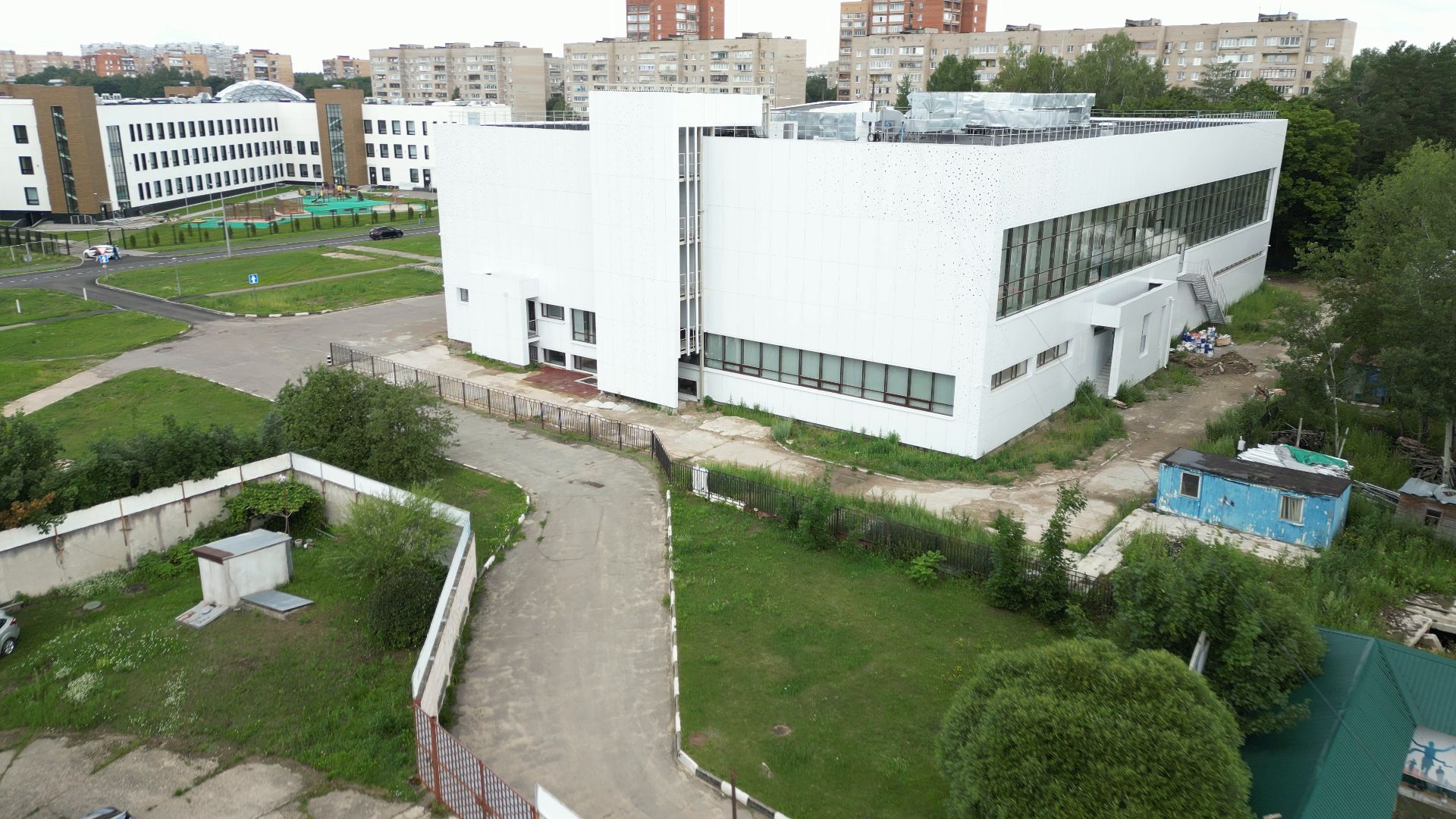 черноголовка, видео с коптера, строительство, ремонт, спорт,