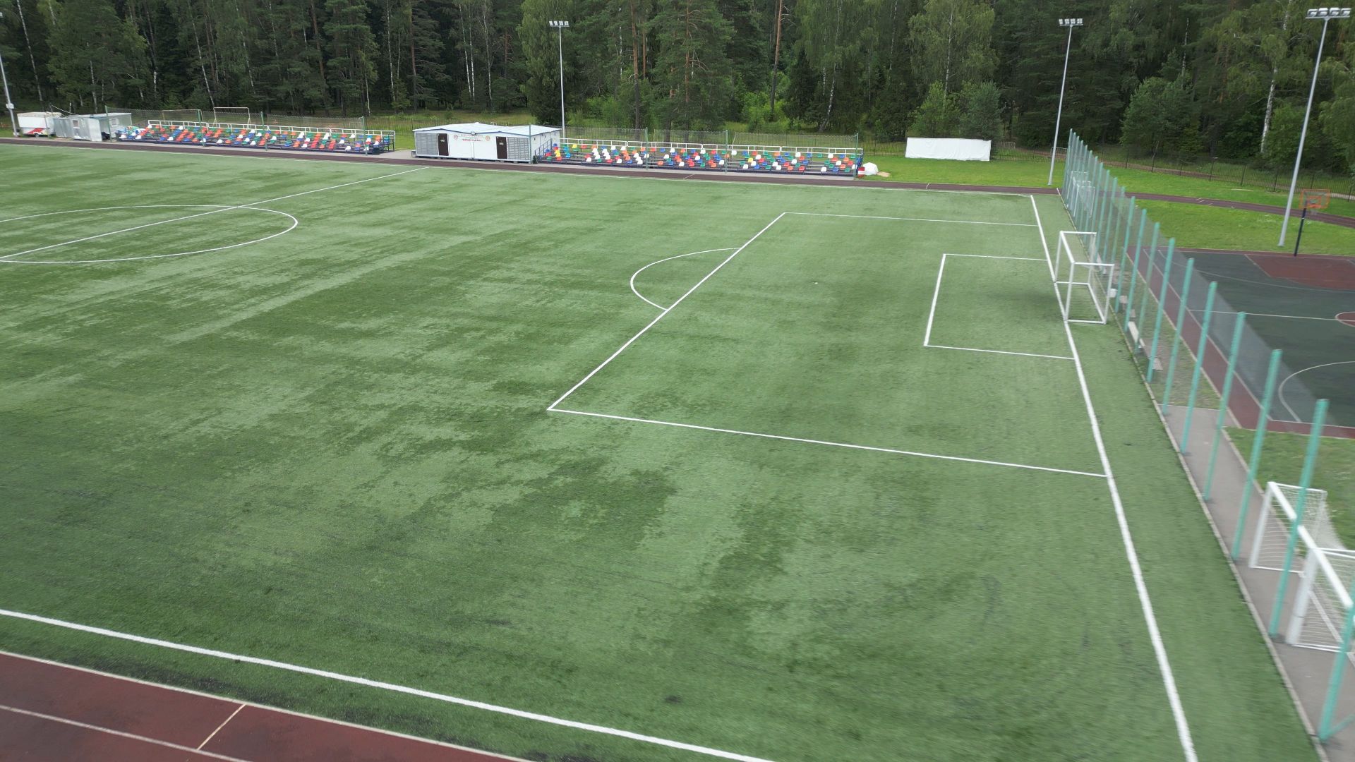 видео с коптера, спорт, черноголовка, благоустройство, строительство,