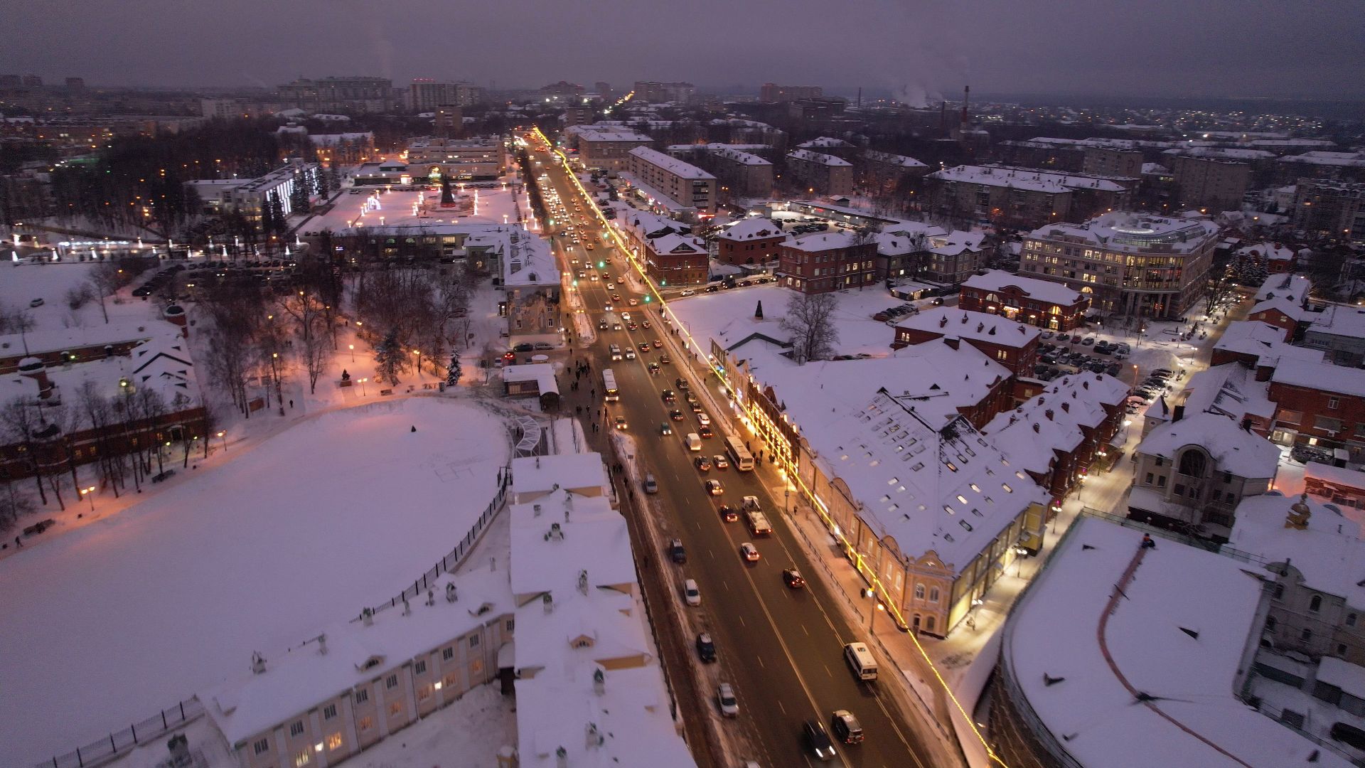 видео с коптера,
