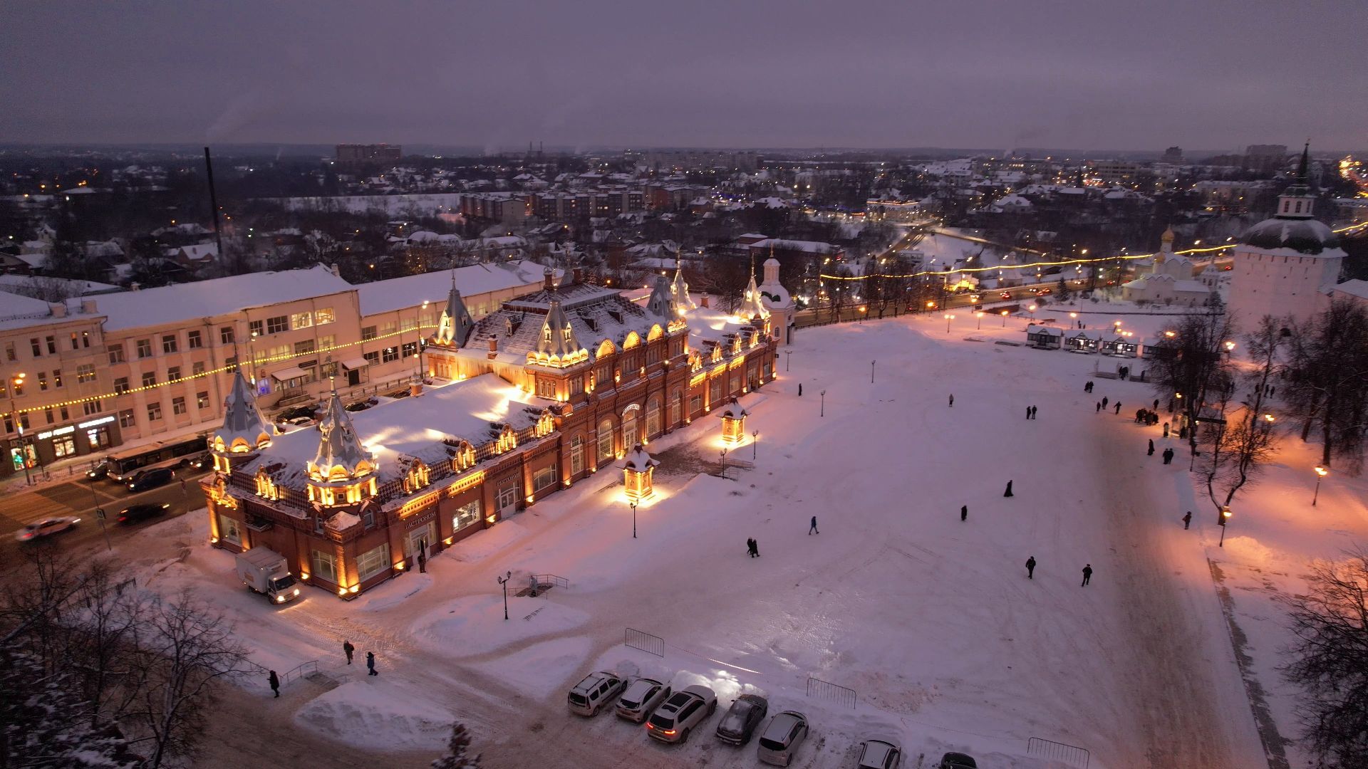 видео с коптера,