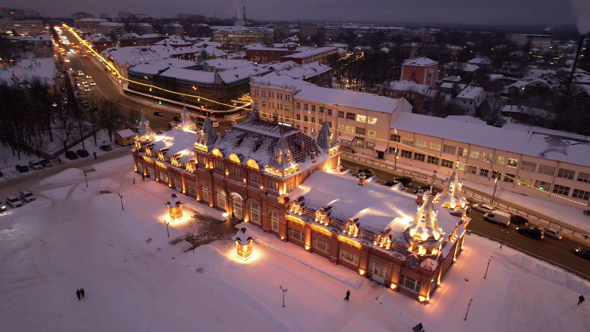 видео с коптера,