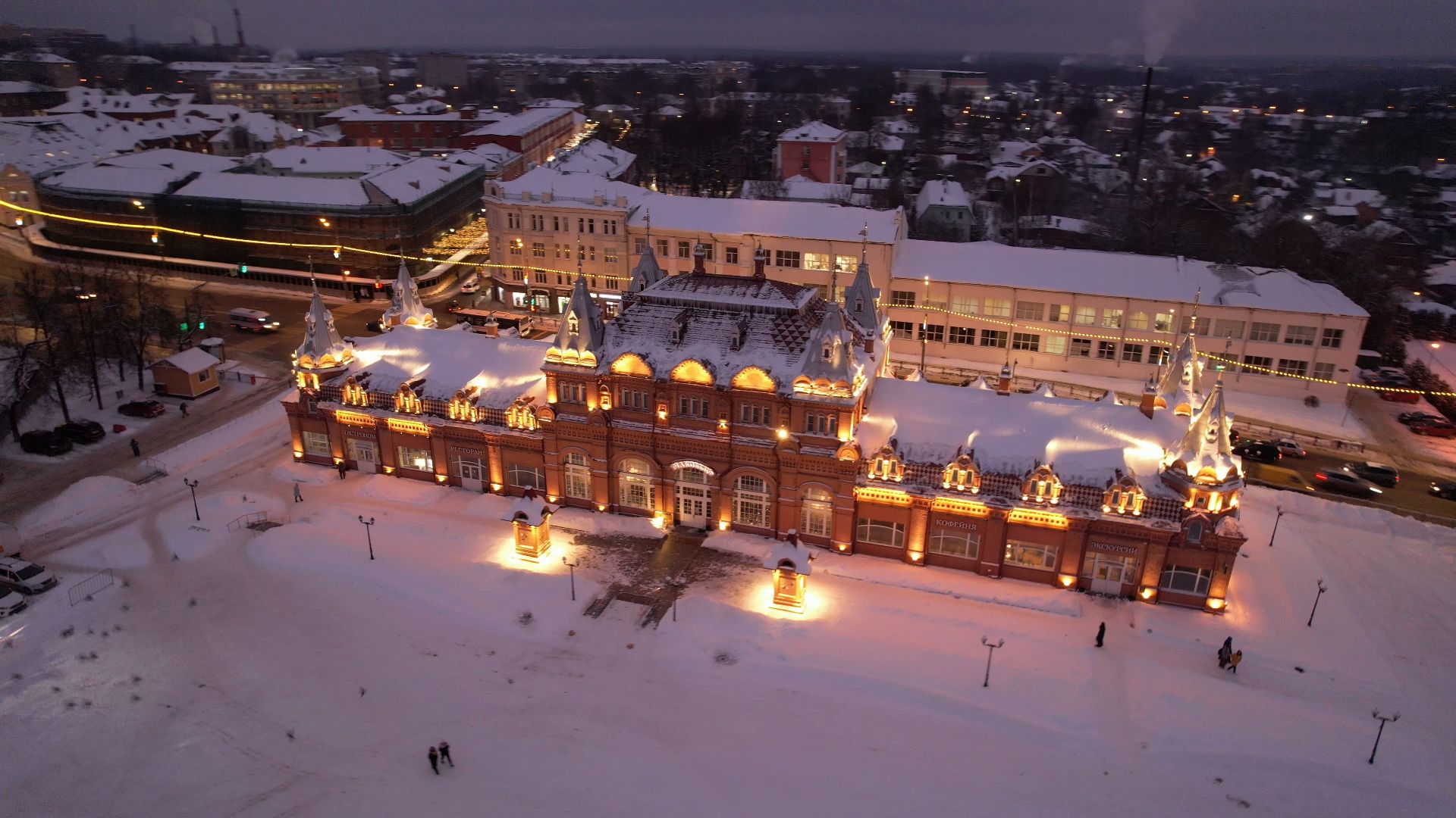 видео с коптера,