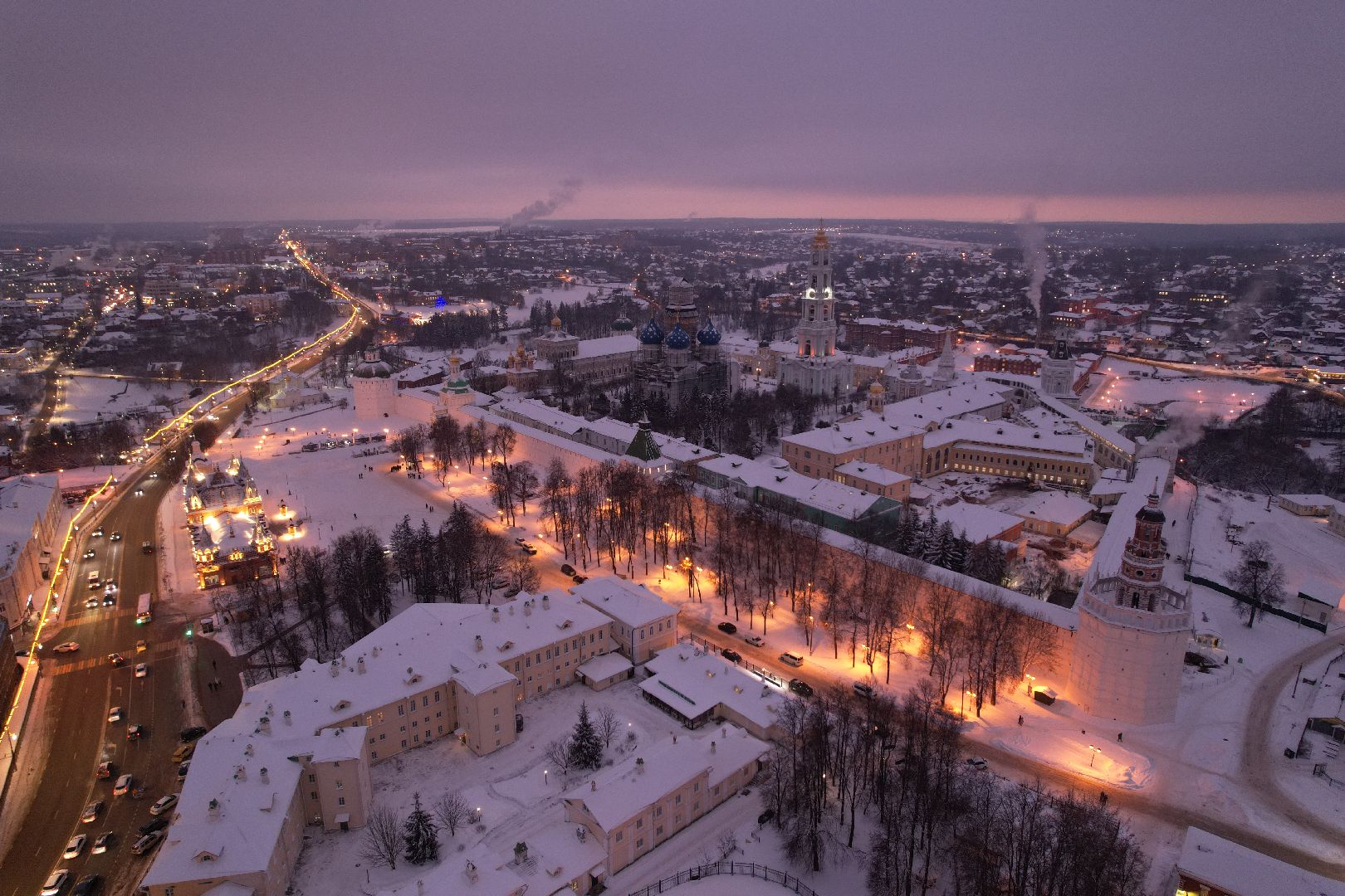 видео с коптера,