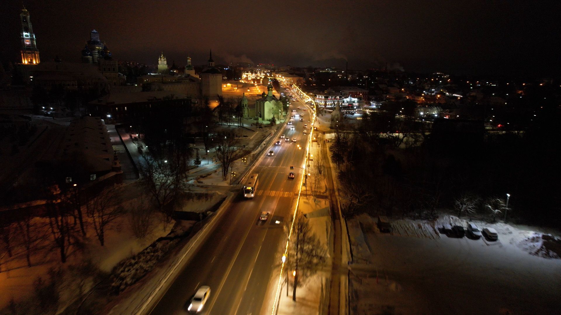 видео с коптера,