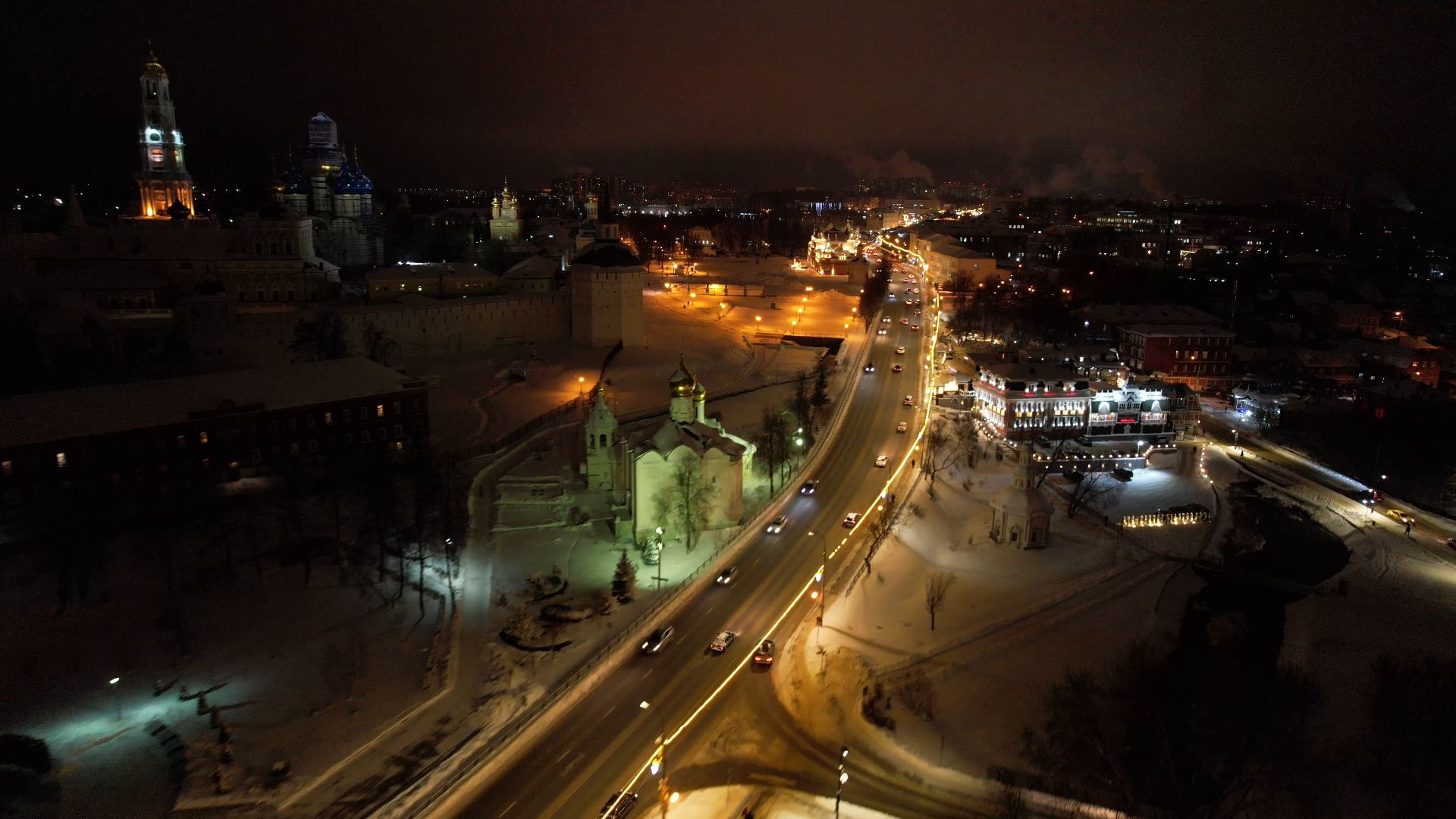 видео с коптера,
