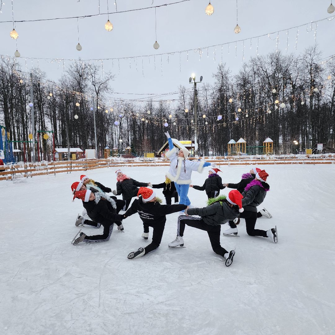 Егорьевск, Каток, каток в парке, искусственный лед, подмосковье, московская область, открытие катка,