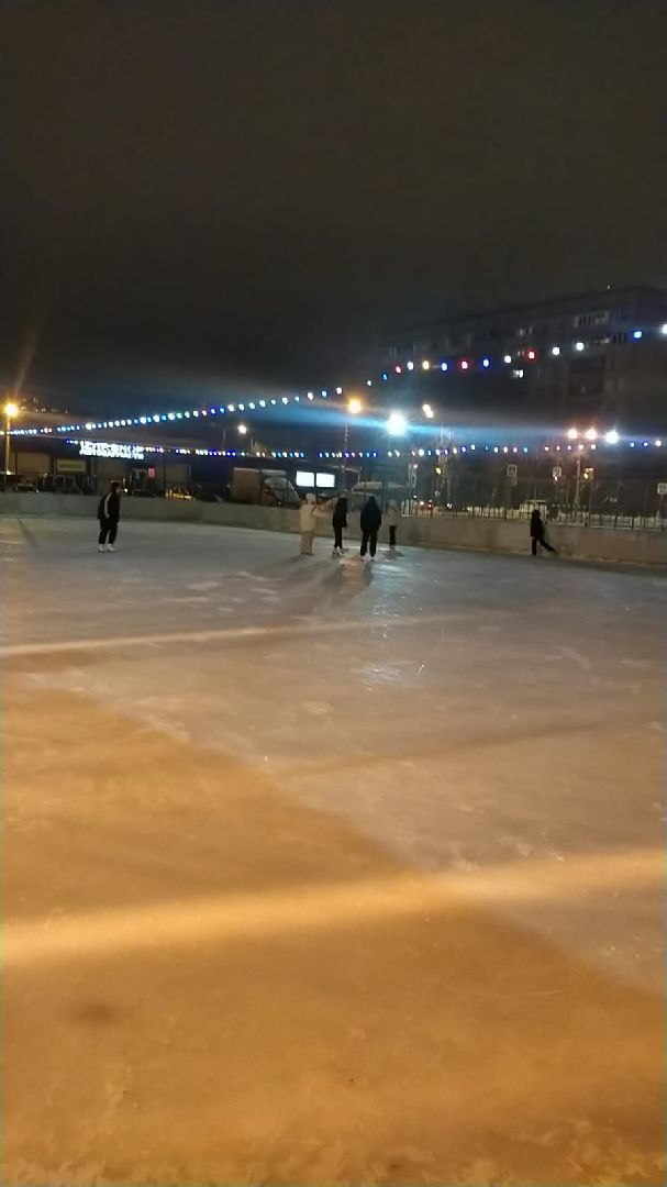 каток в центре города, пушкино, спорткомплекс,