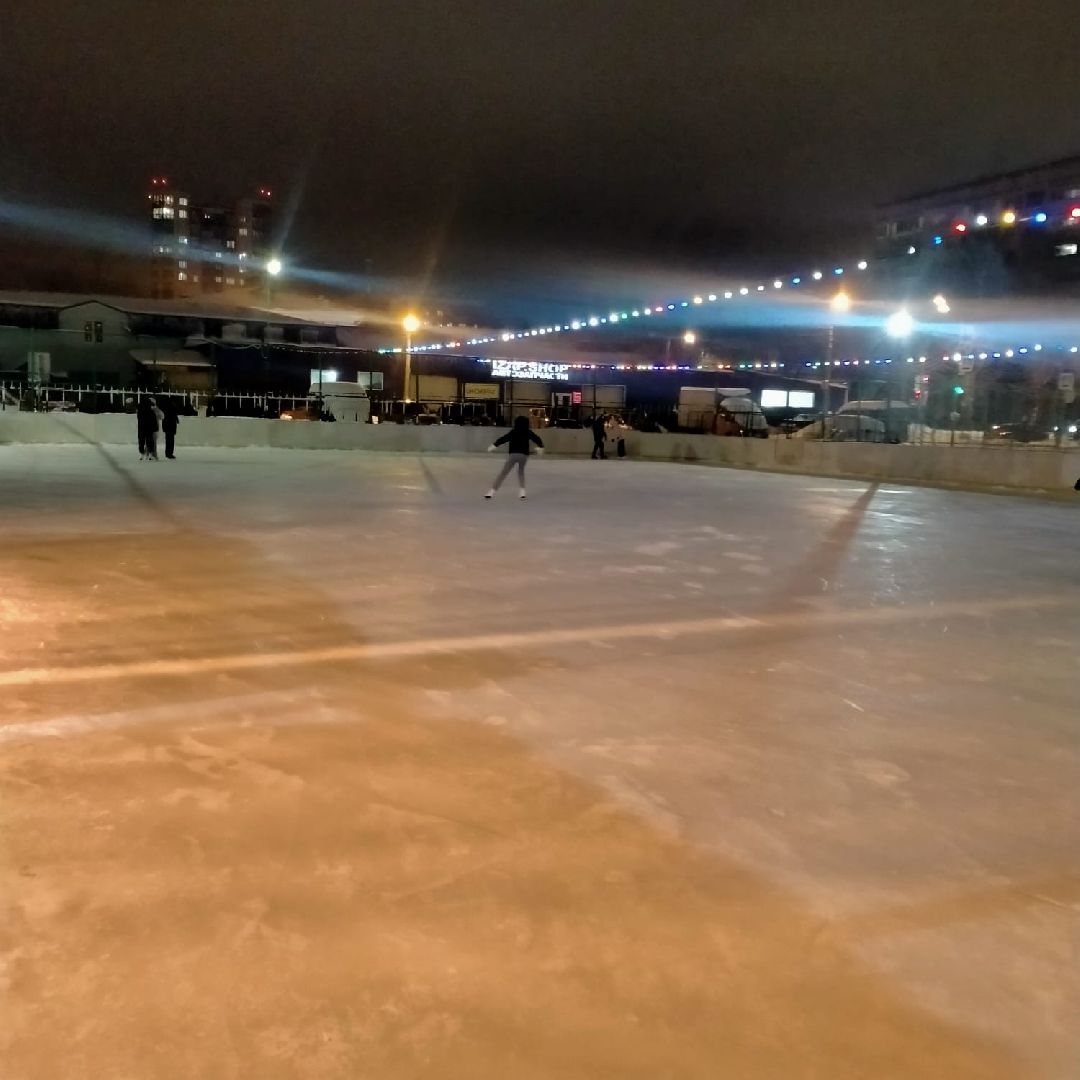 каток в центре города, пушкино, спорткомплекс,