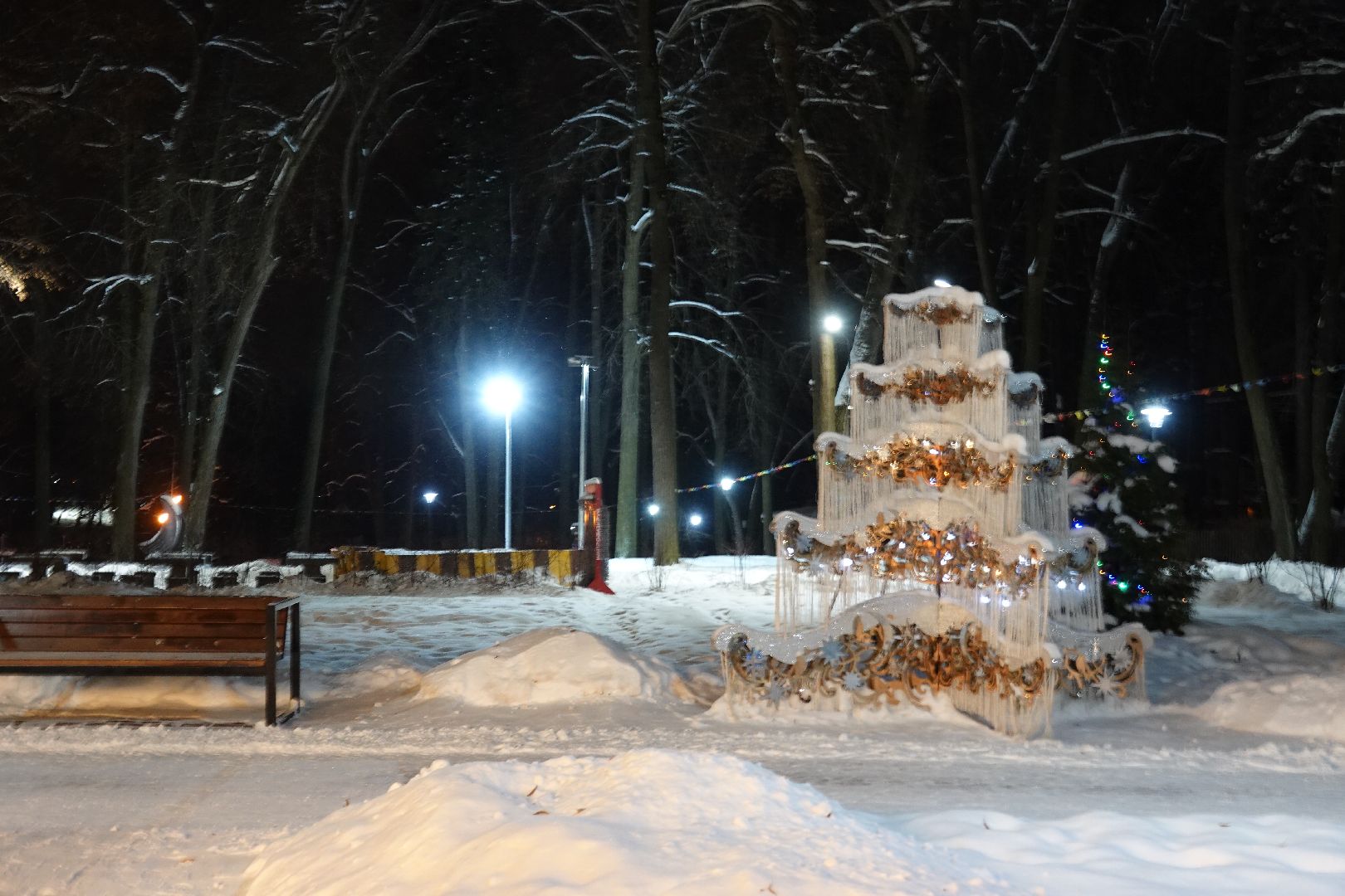 Сергиев Посад, Парки, Зима в Подмосковье, Мособлпарк, Новый год, Культура, Благоустройство, Знак качества, Дед Мороз, Скитские пруды, Парк Покровский, Хотьково, Сергиево-Посадский городской округ,