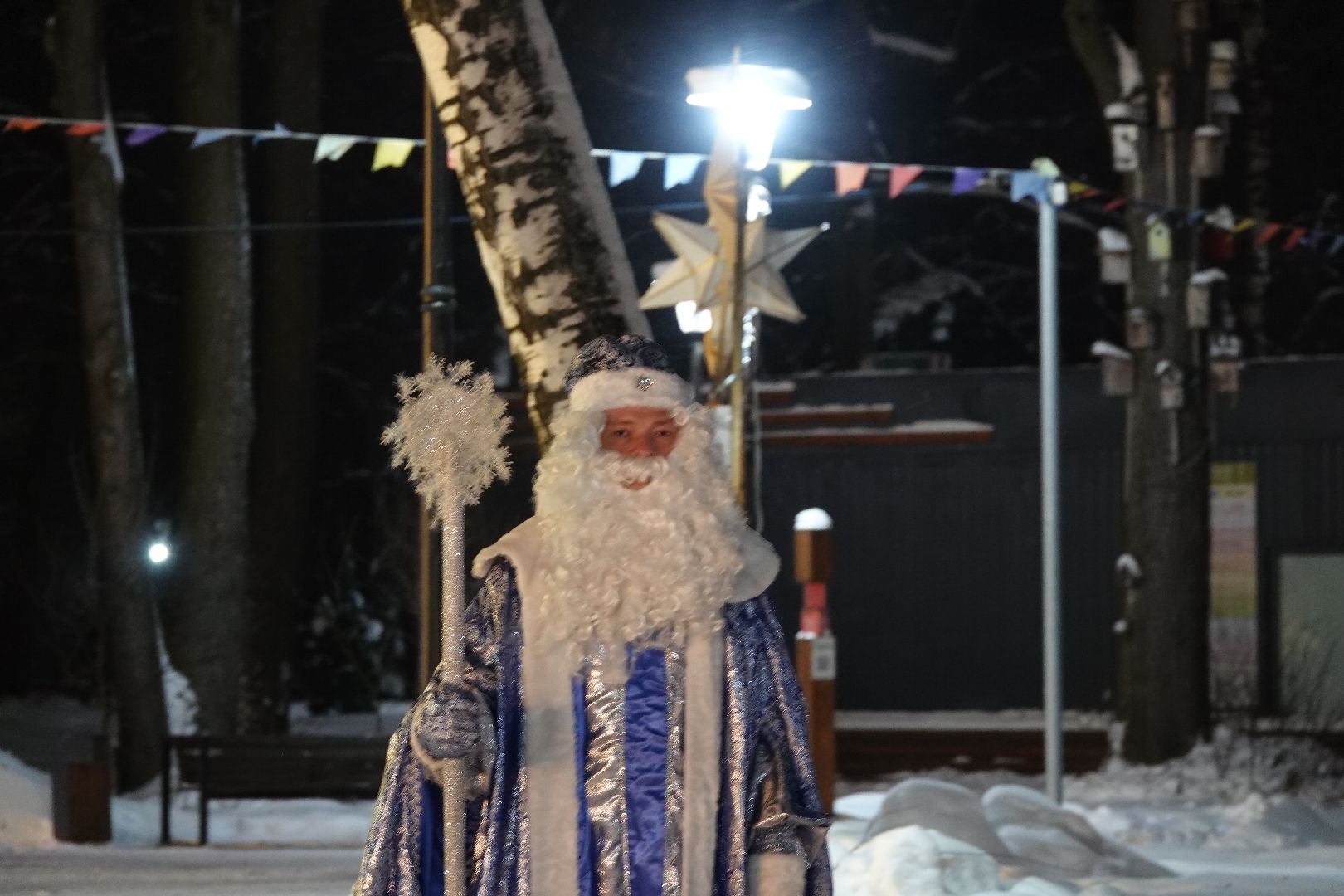 Сергиев Посад, Парки, Зима в Подмосковье, Мособлпарк, Новый год, Культура, Благоустройство, Знак качества, Дед Мороз, Скитские пруды, Парк Покровский, Хотьково, Сергиево-Посадский городской округ,
