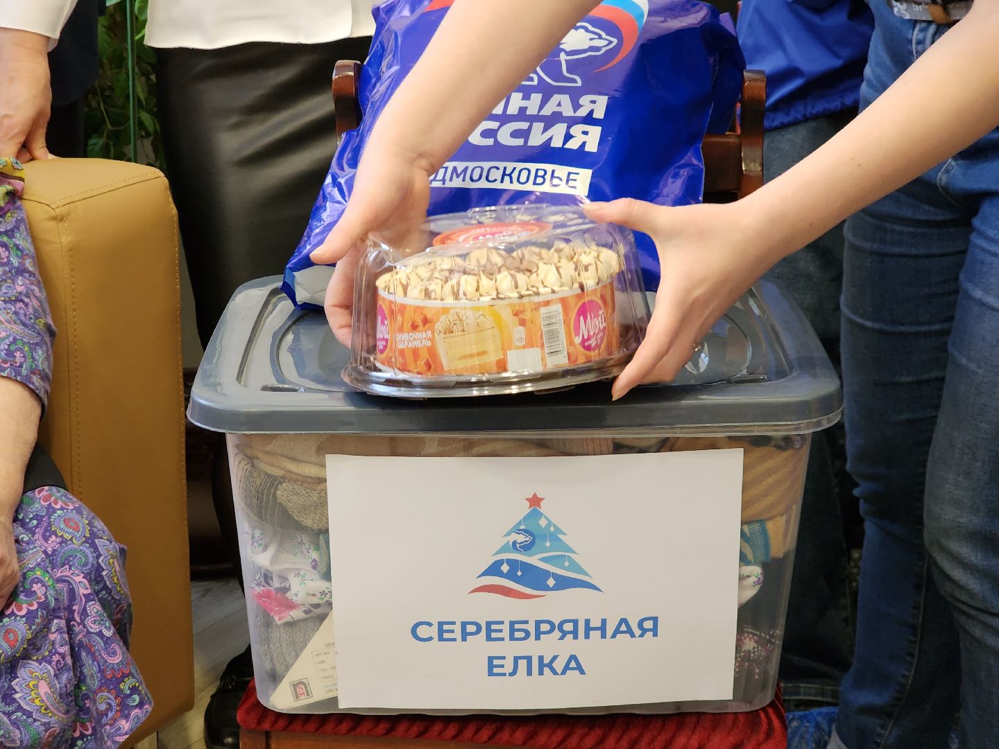 интернат, серебряные волонтеры, ивантеевка, акция, новогодний подарок,