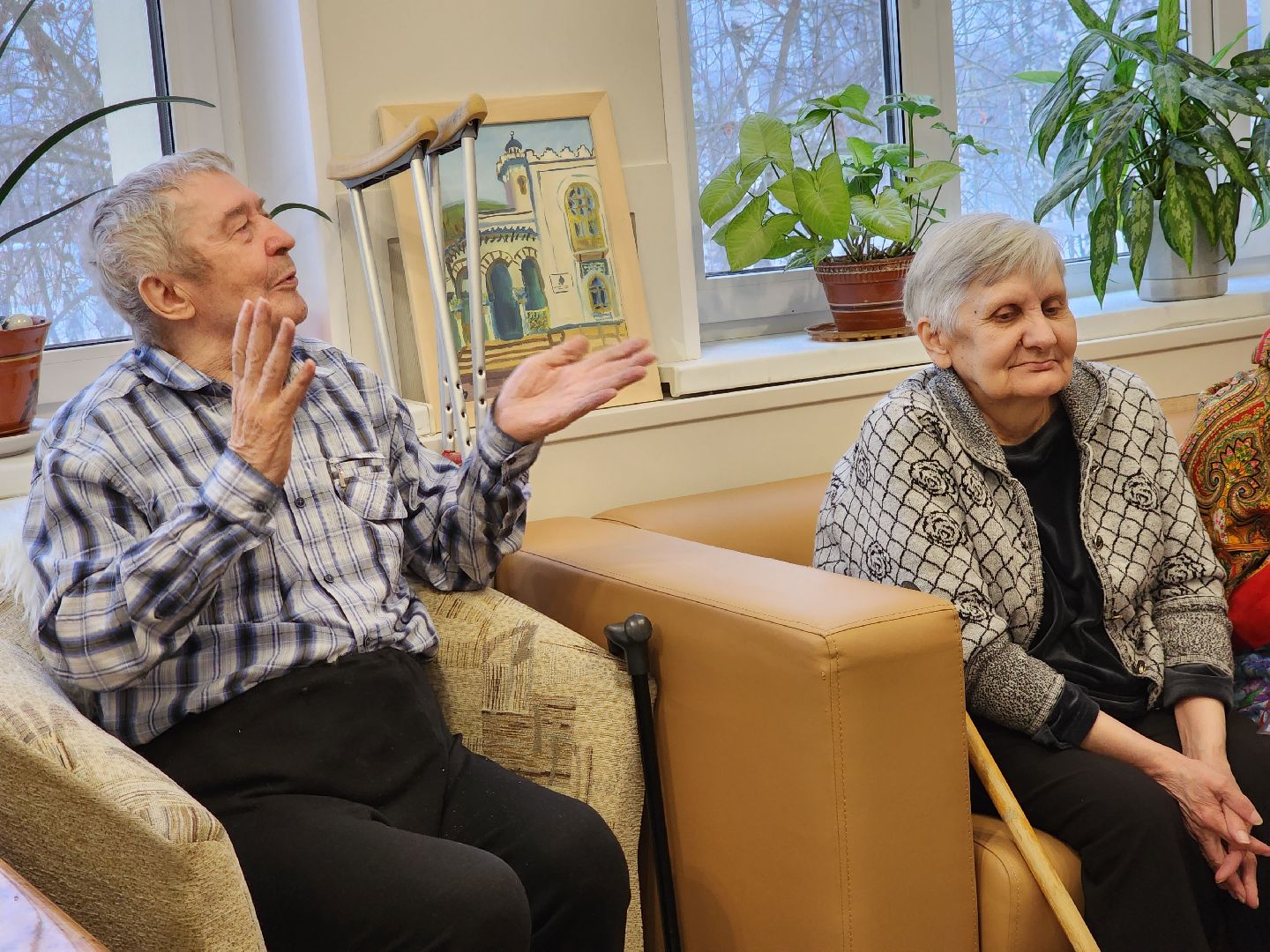 интернат, серебряные волонтеры, ивантеевка, акция, новогодний подарок,