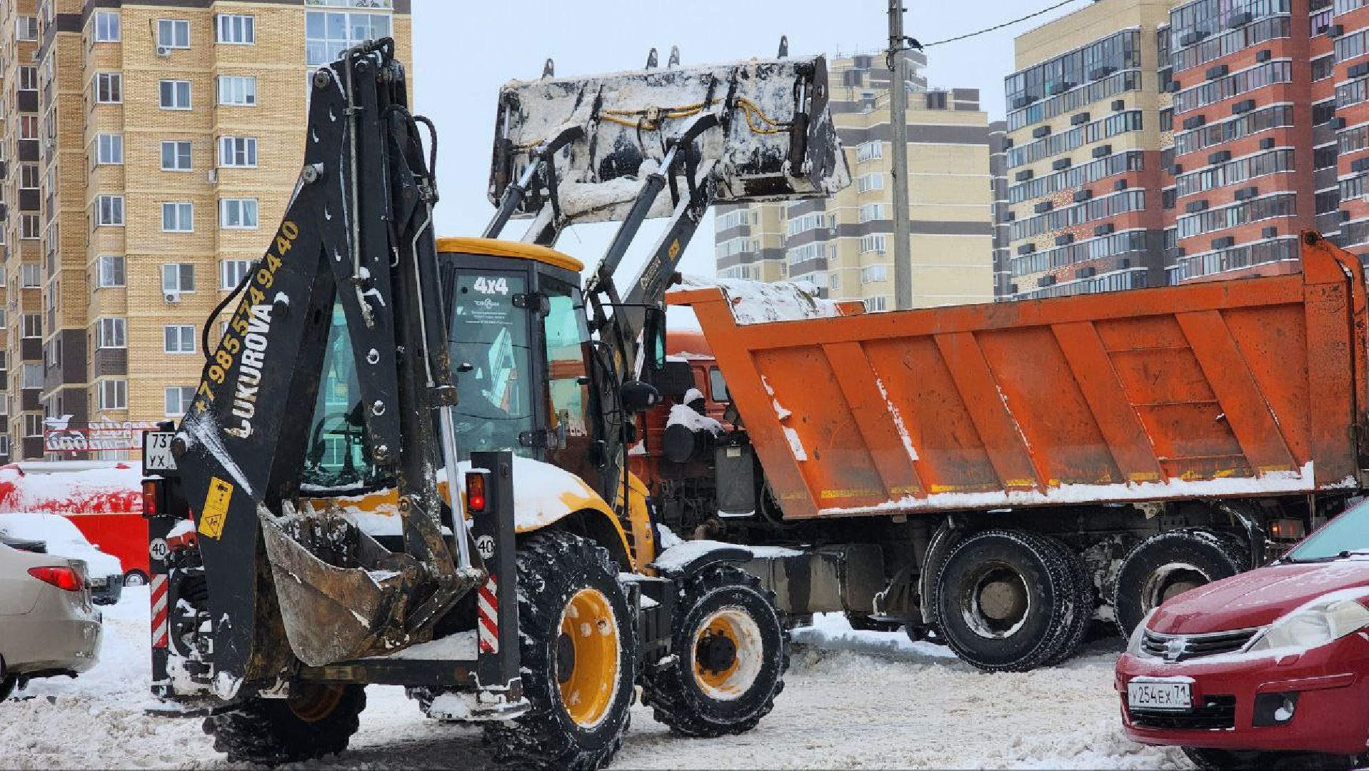 погода, снегопад, коммунальщики, уборка снега, Лосино-Петровский,