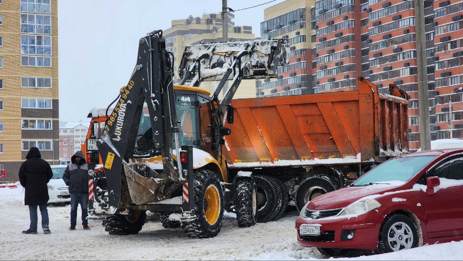 погода, снегопад, коммунальщики, уборка снега, Лосино-Петровский,