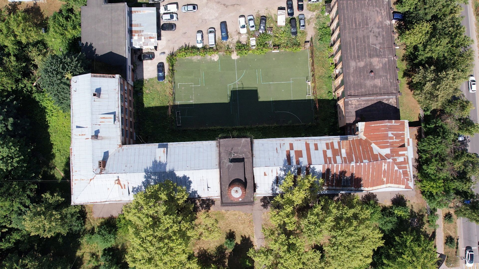 видео с коптера,