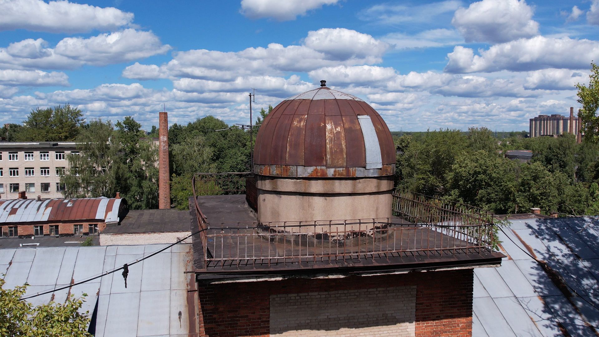 видео с коптера,