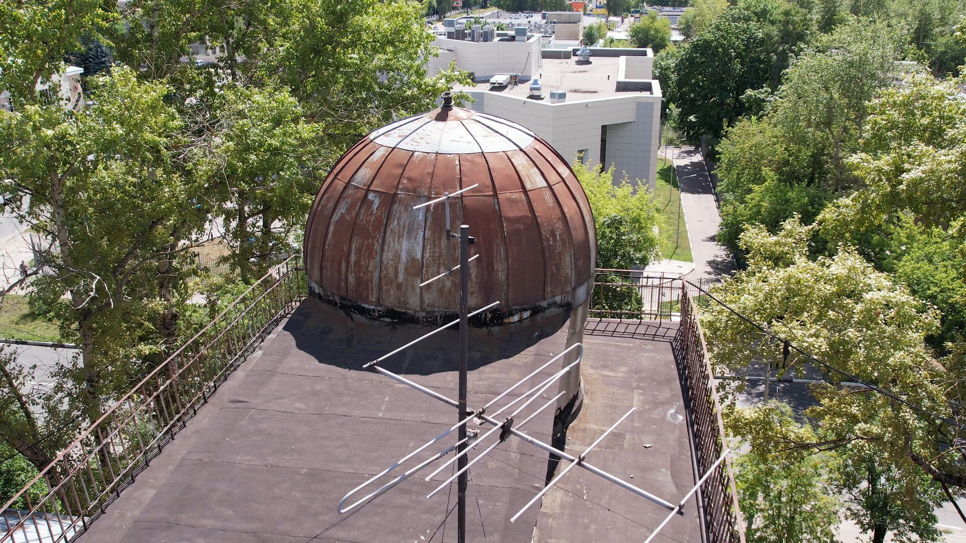 видео с коптера,