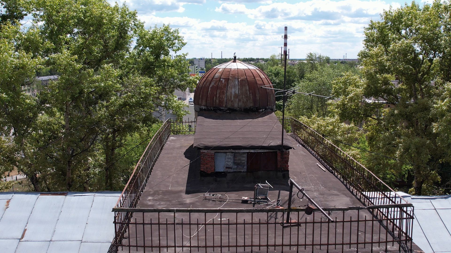 видео с коптера,