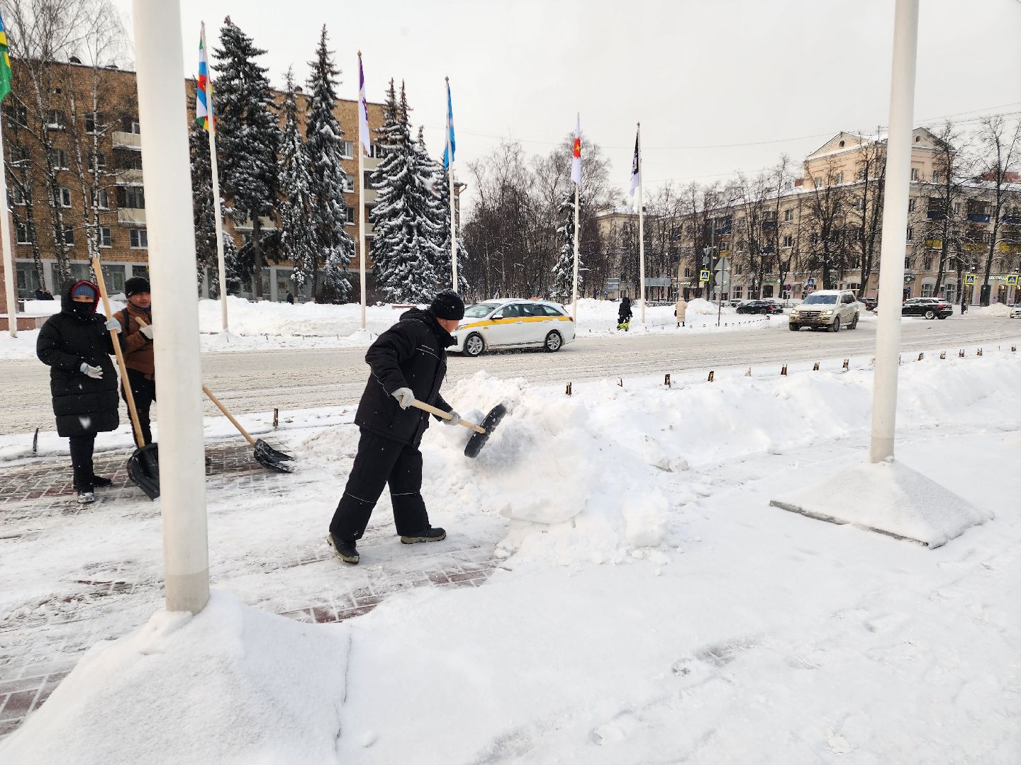 Химки, Подмосковье, снег, зима, холода,