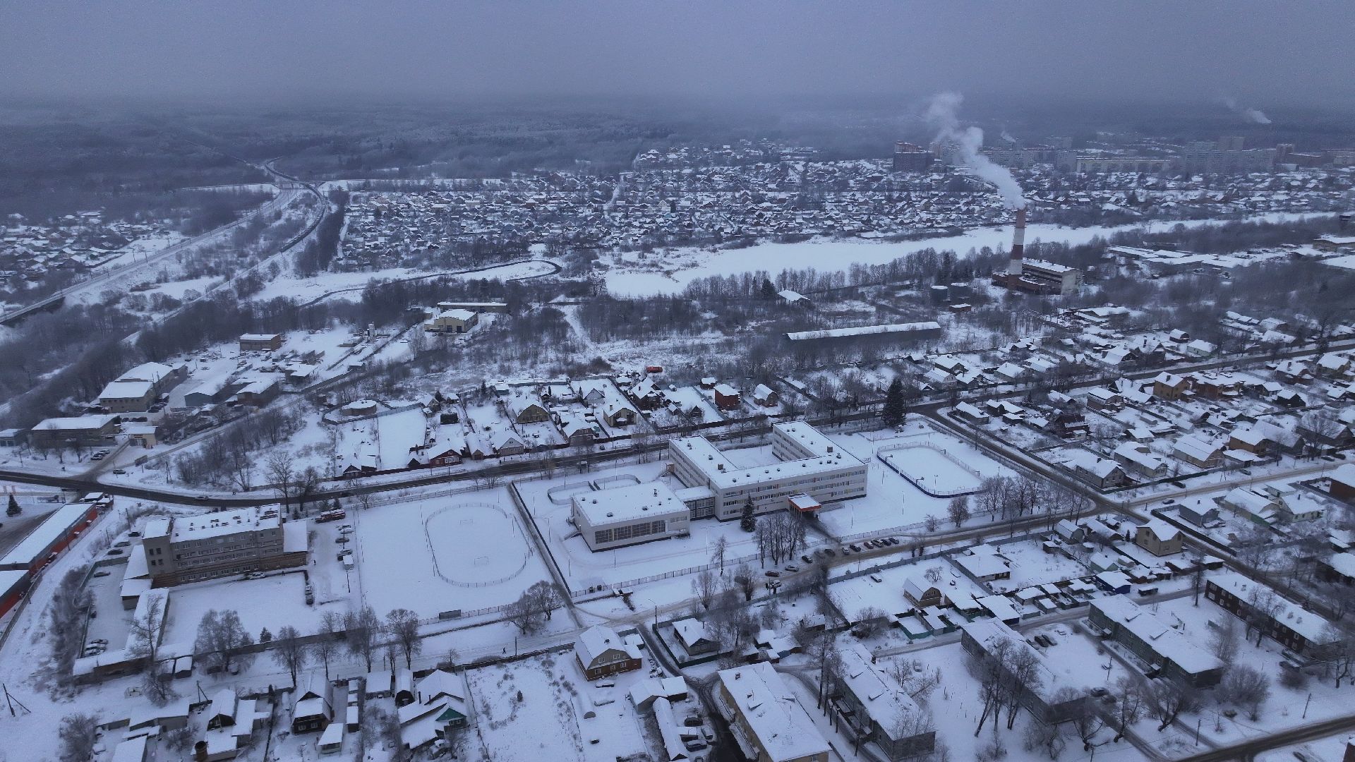 видео с коптера,