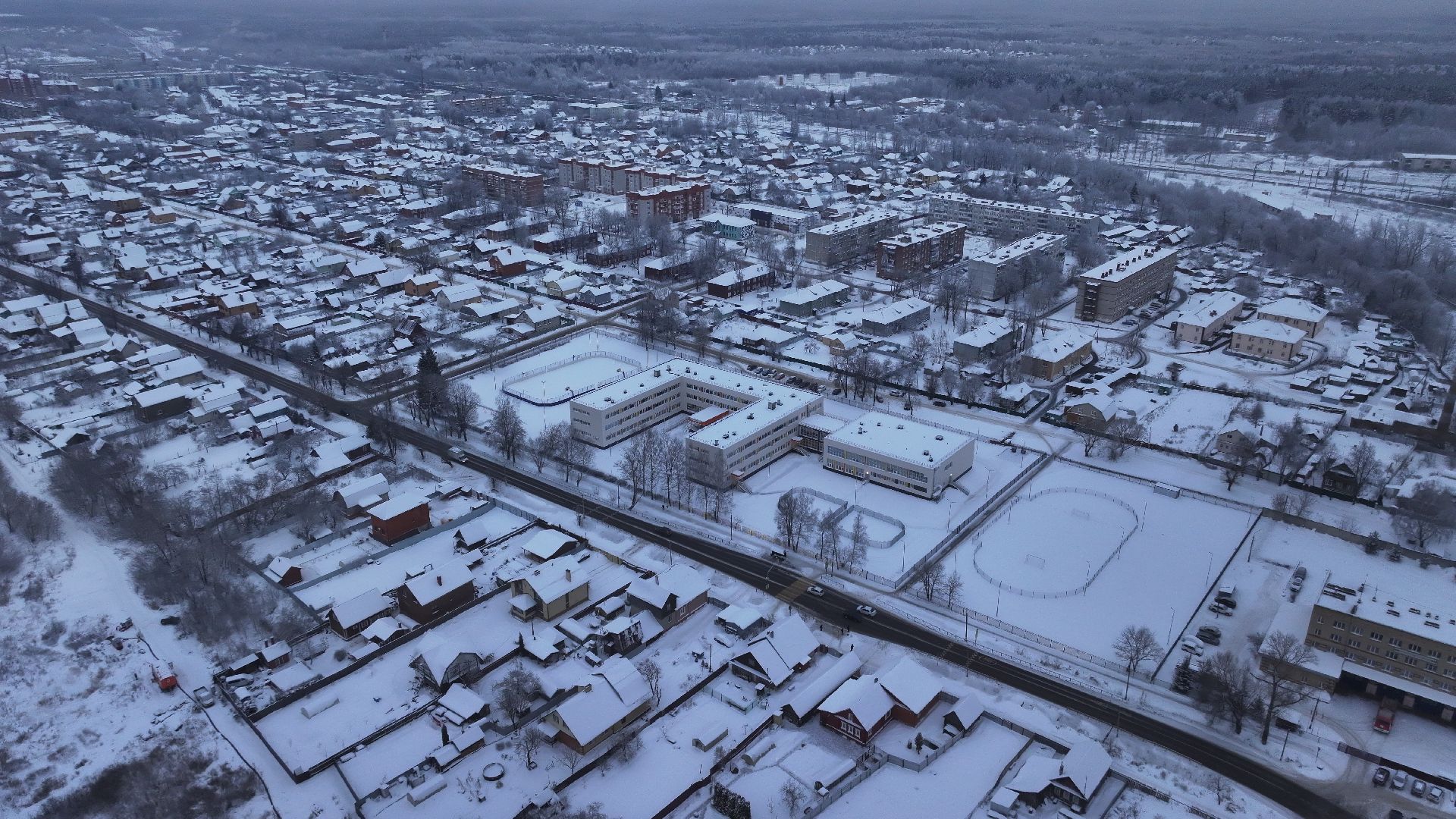 видео с коптера,