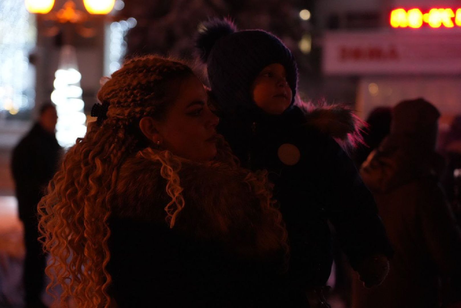 Сергиево-Посадской городской округ, Сергиев Посад, Новый год, Елка, Зима в Подмосковье, Праздник, Зажжение огней на елке, Благоустройство, Дед Мороз, Снегурочка,