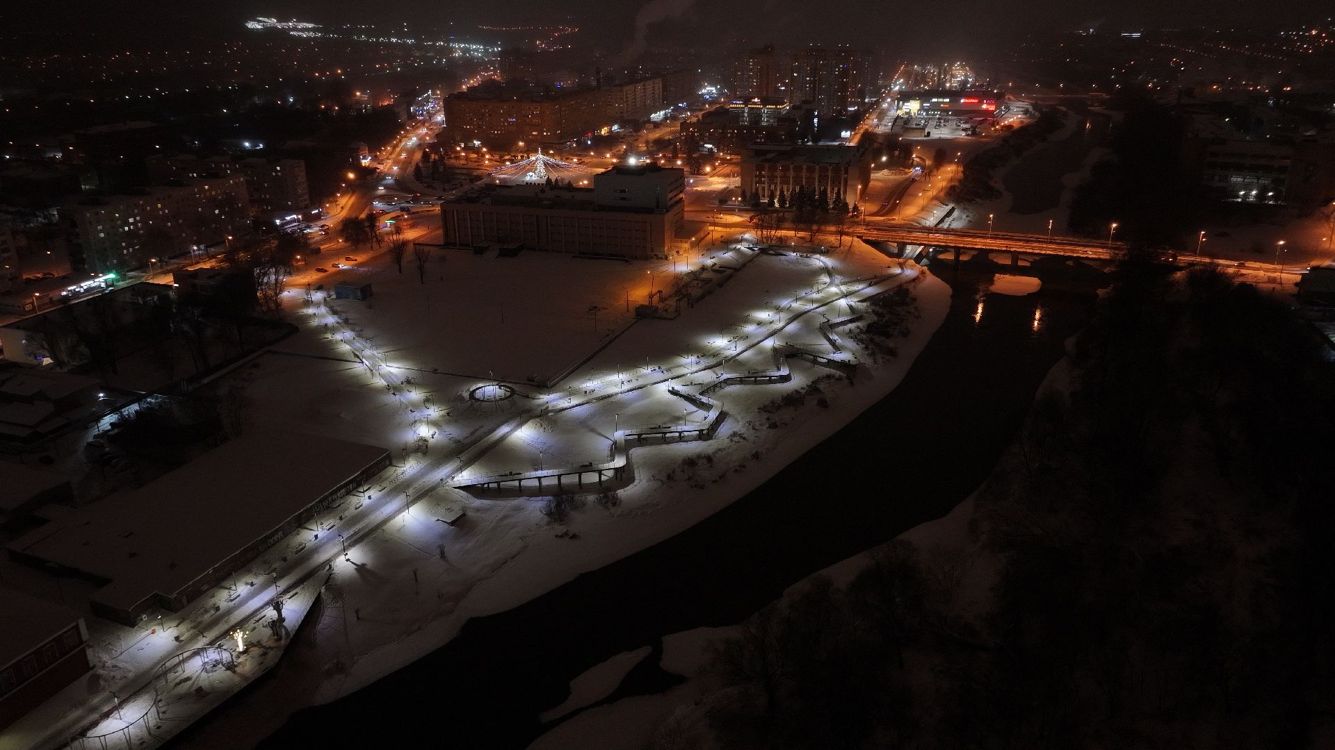 видео с коптера,