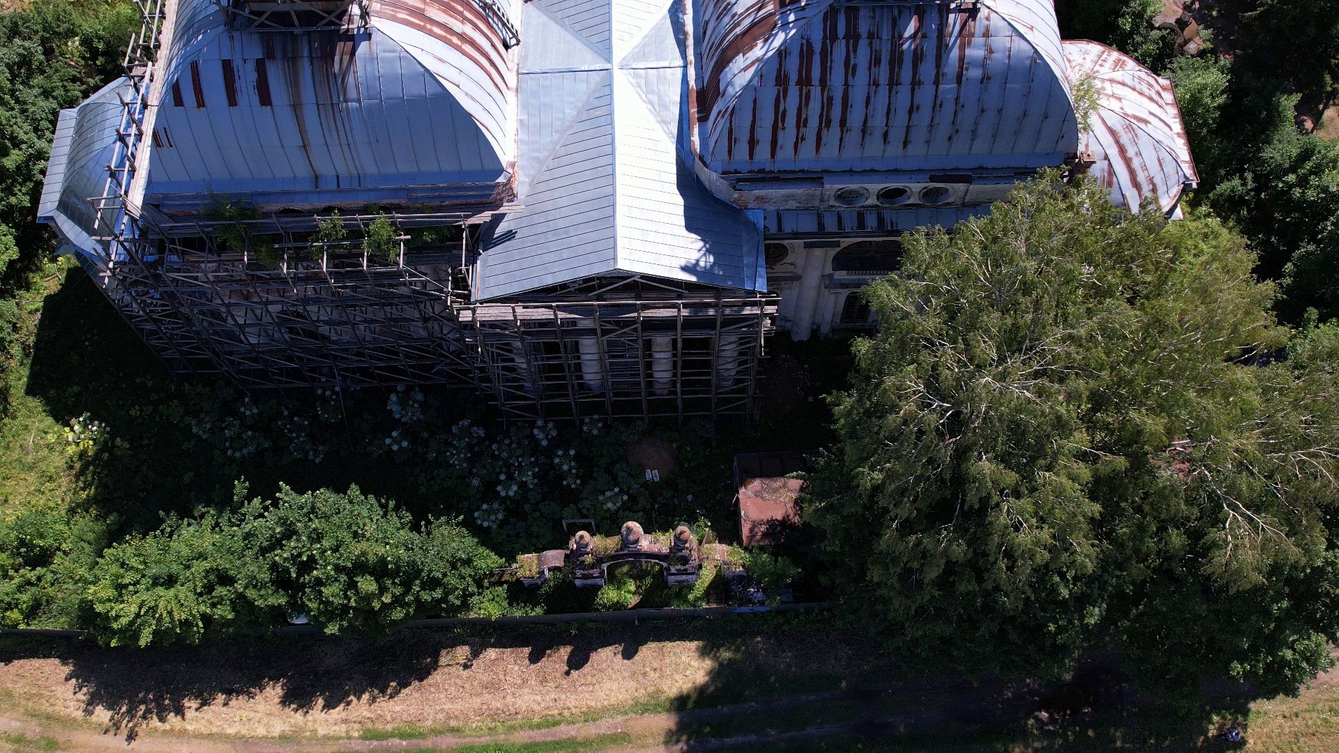 видео с коптера,