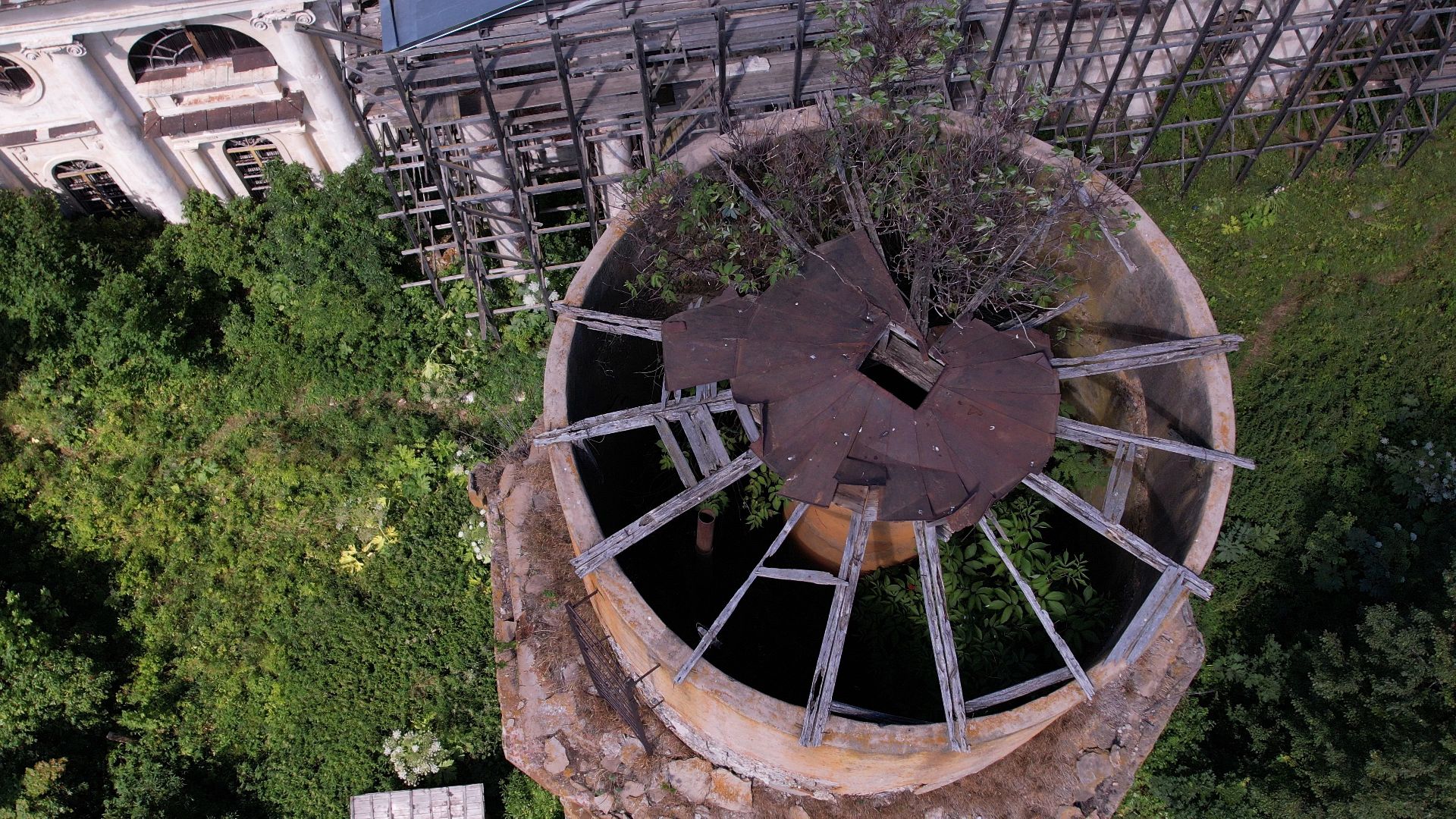 видео с коптера,