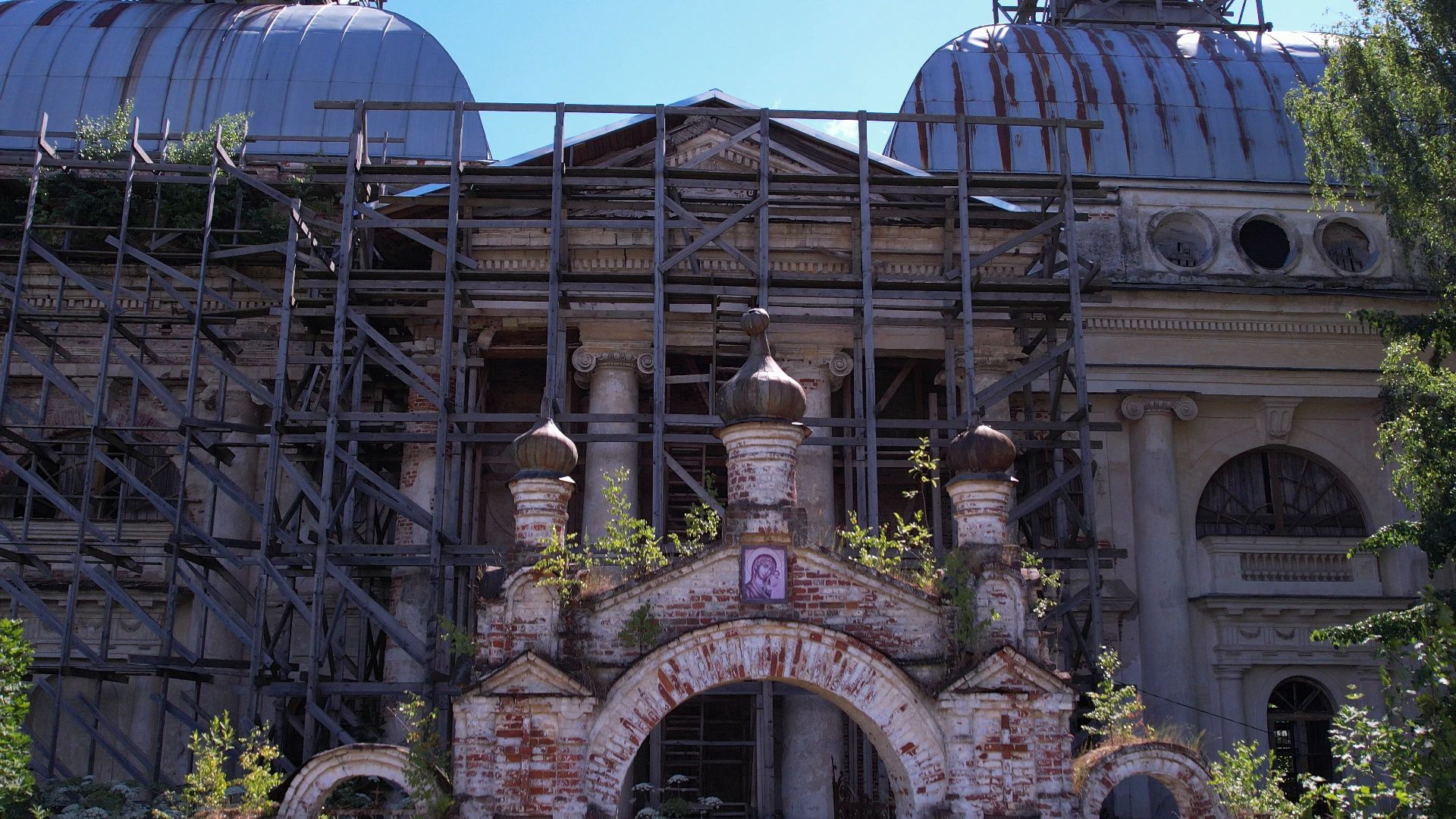 видео с коптера,