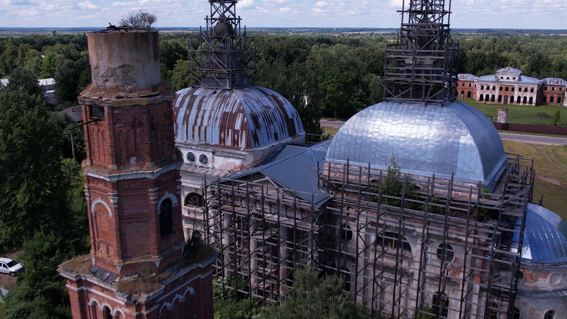 видео с коптера,