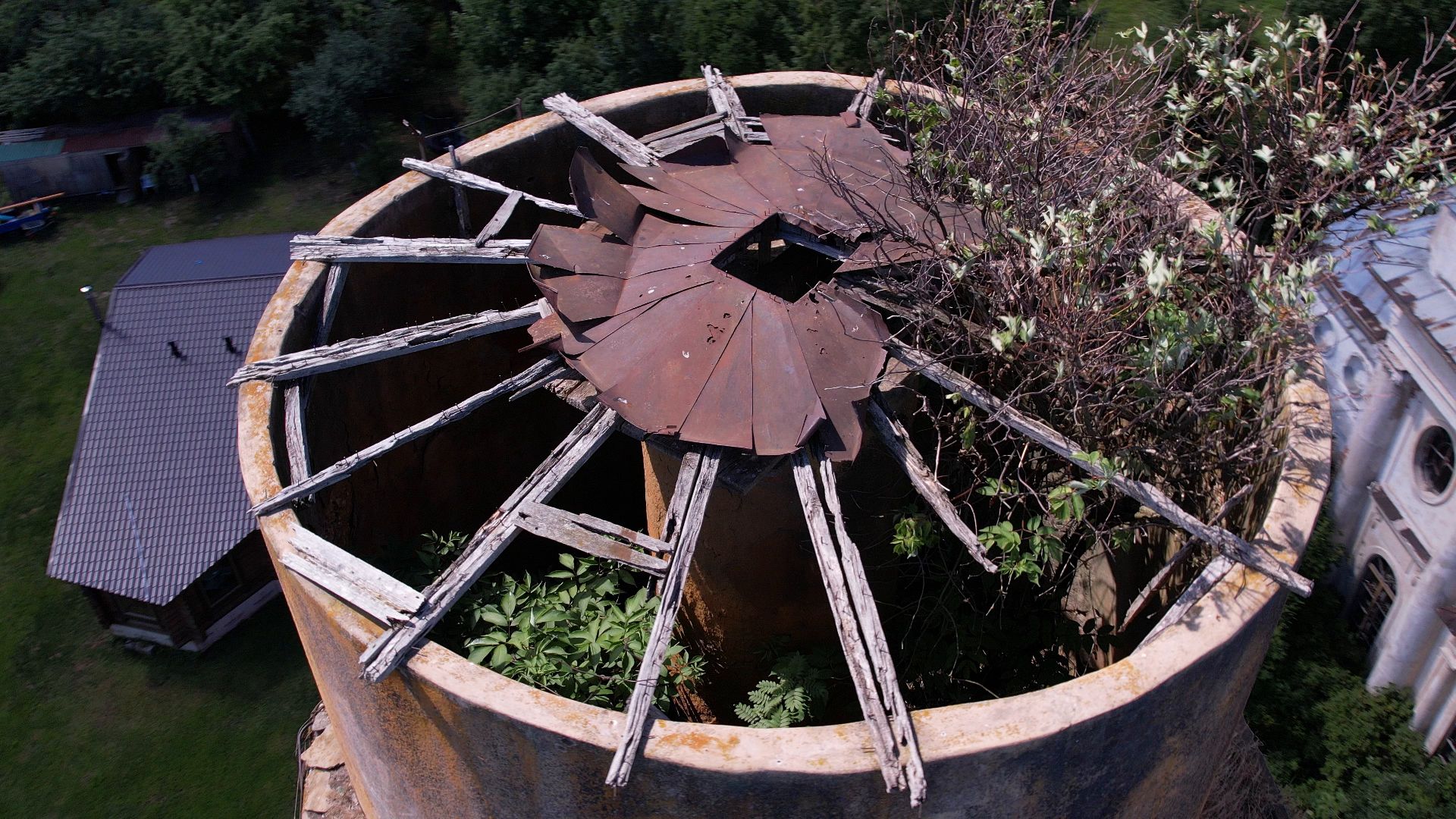 видео с коптера,