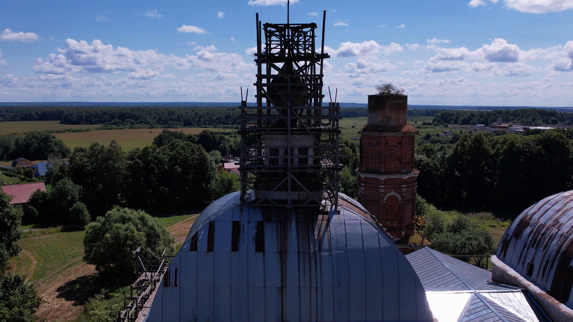 видео с коптера,