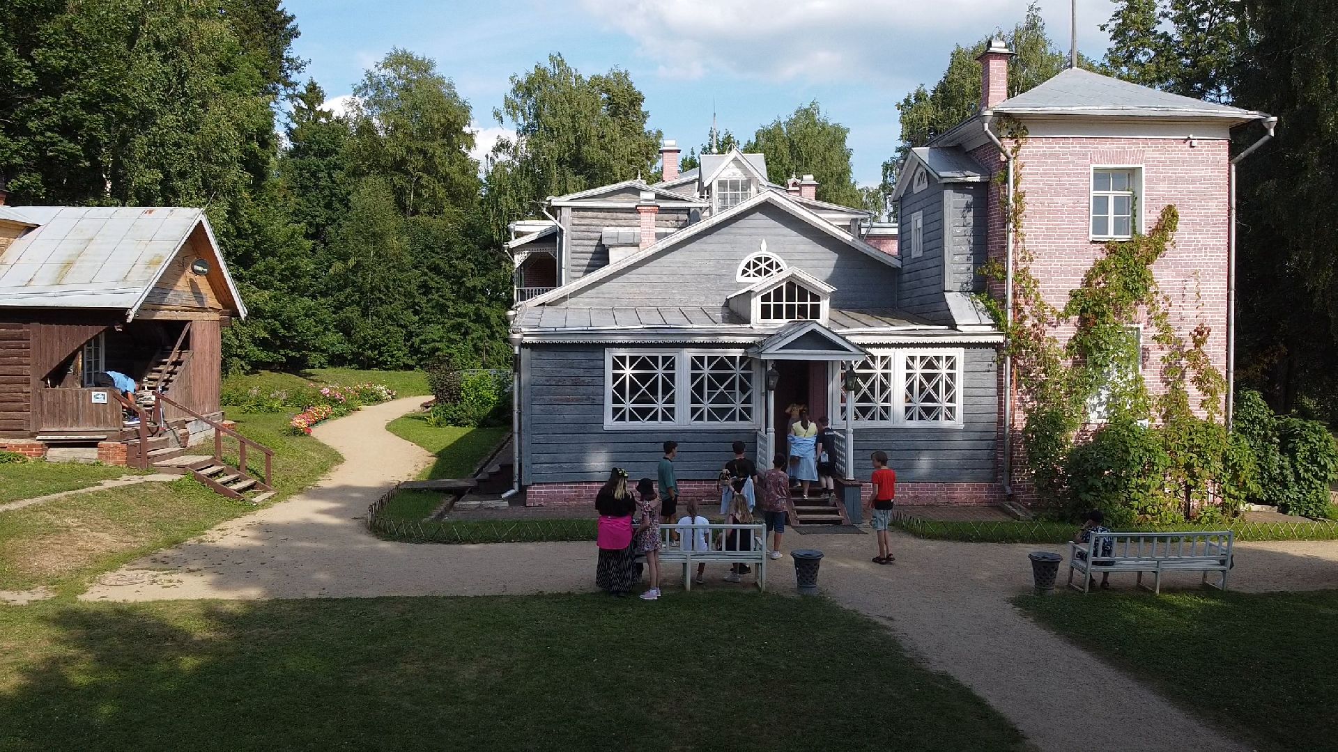 видео с коптера,